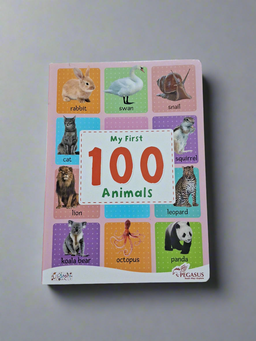My First 100 Animals Board Book