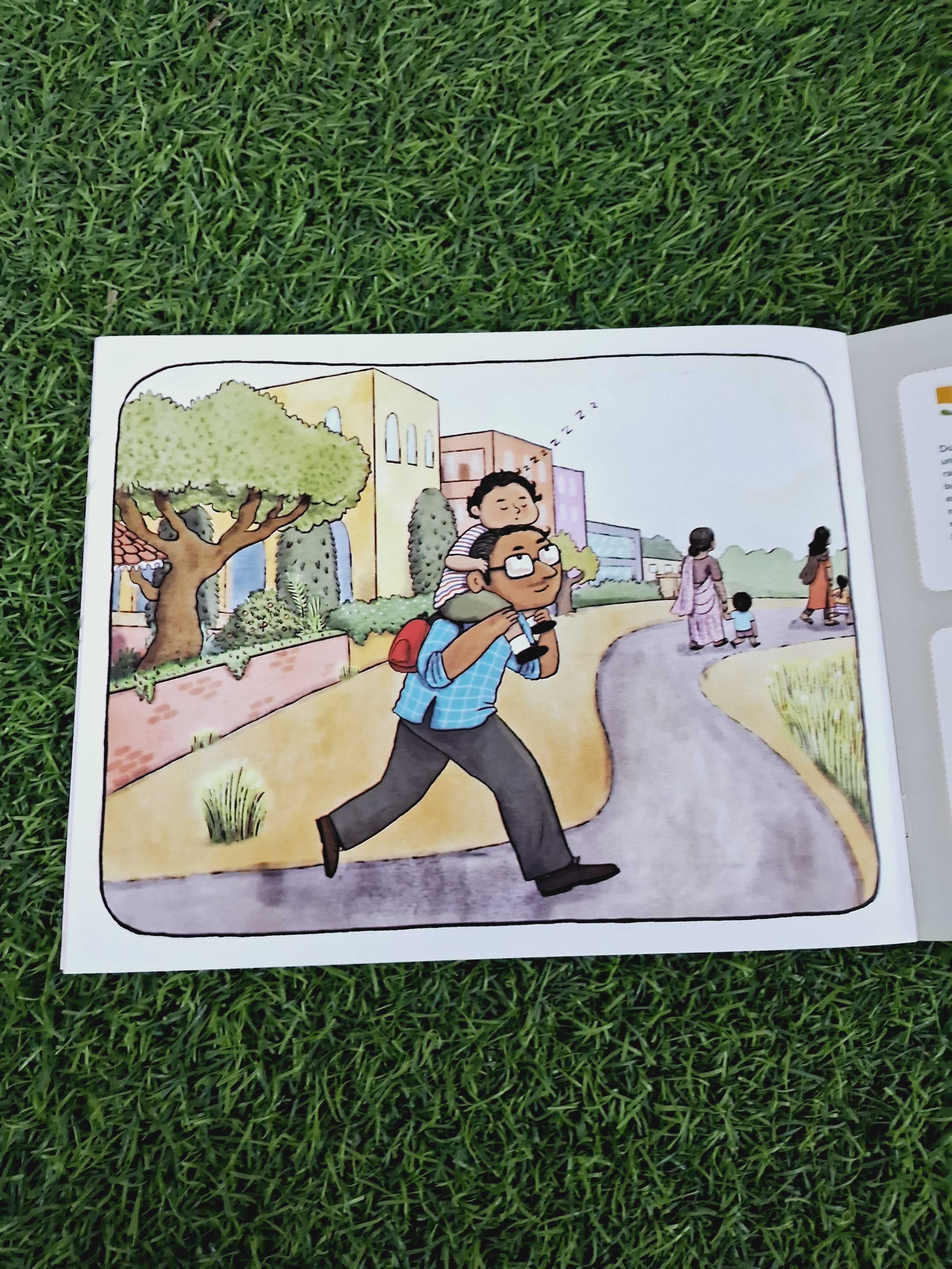 Ikru's First Day of School - Pratham English - Wordless Book