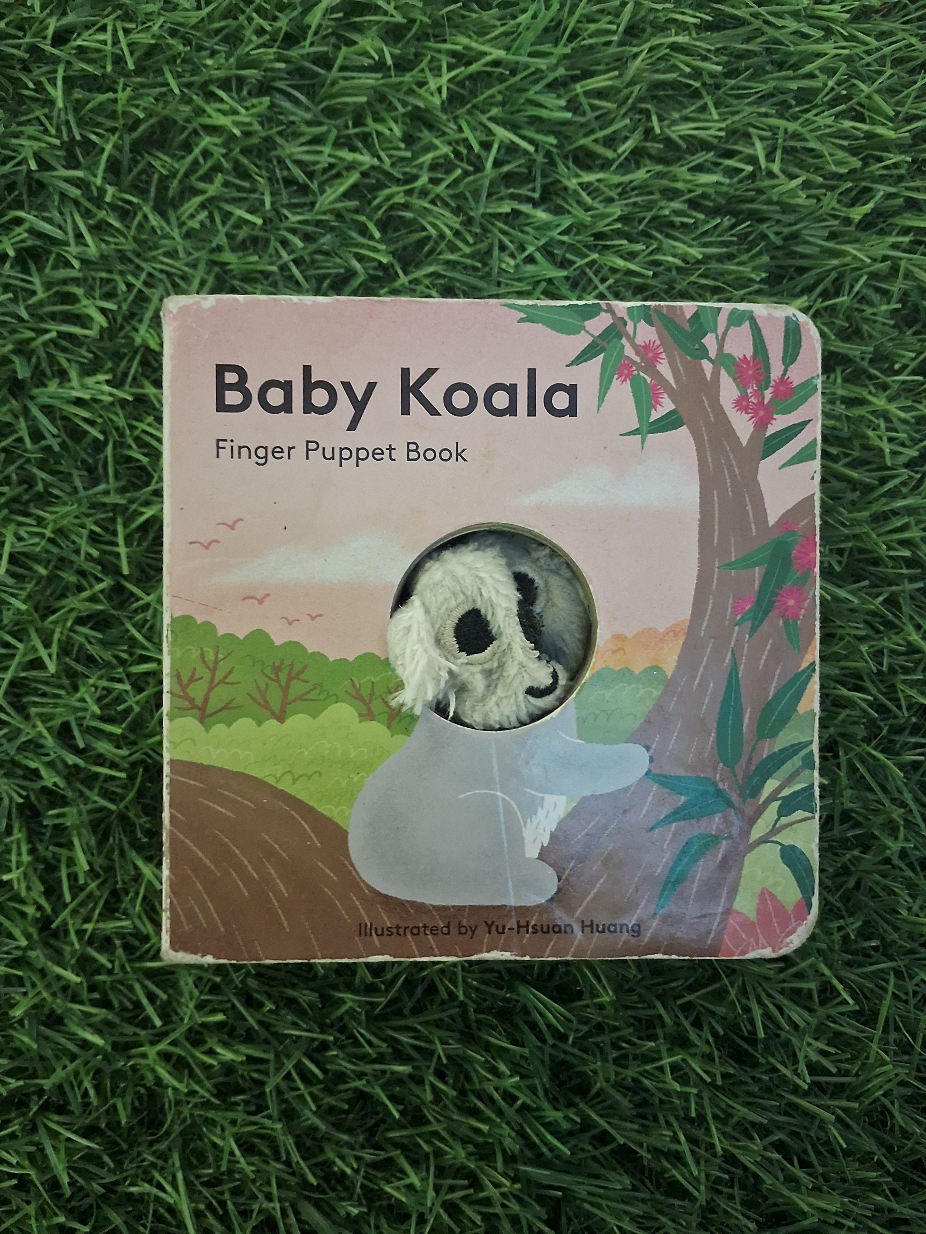 FINGER PUPPET BOOK - BABY KOALA - Good Condition Board Book