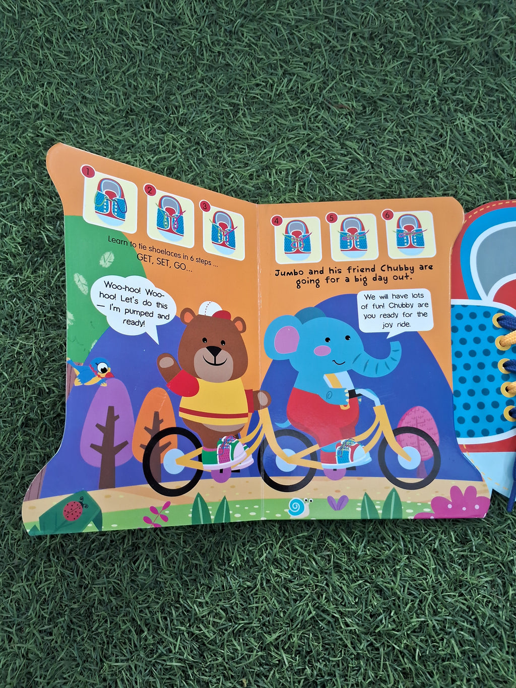 Let's tie the shoe - Board Book