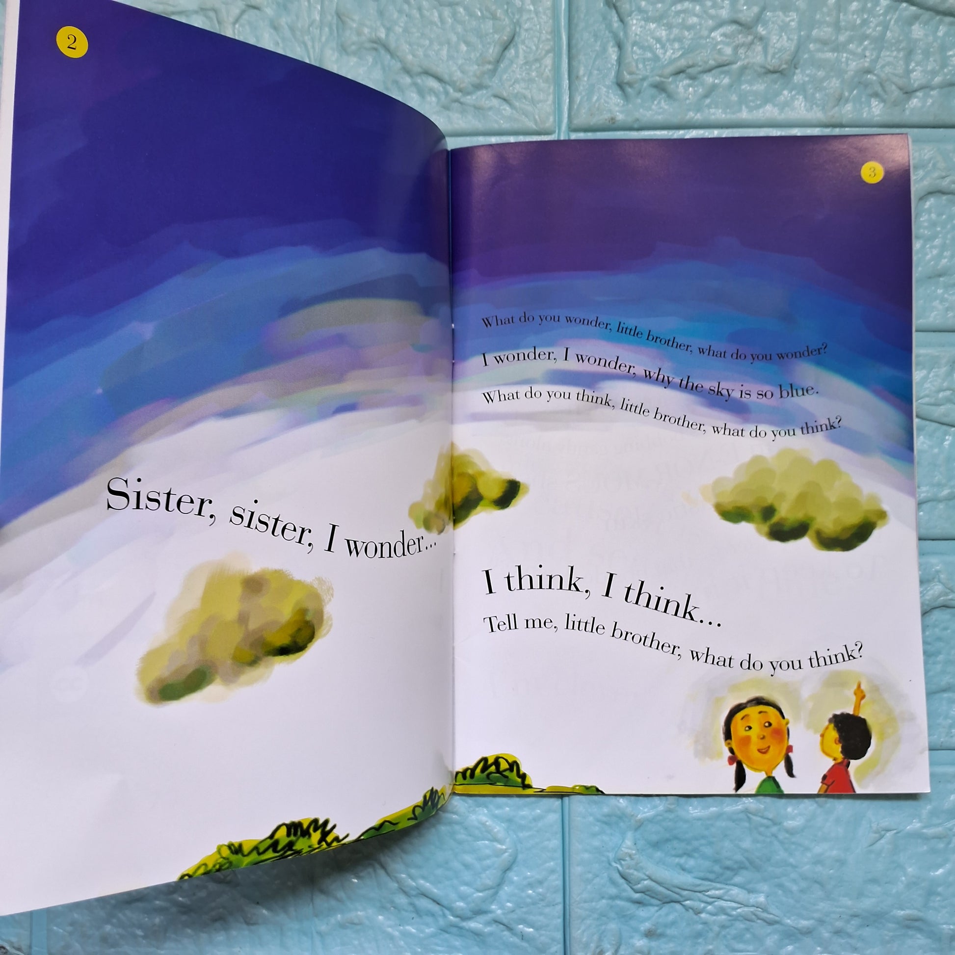 Sister Sister Why Is The Sky So Blue? - English - Level3 - Pratham