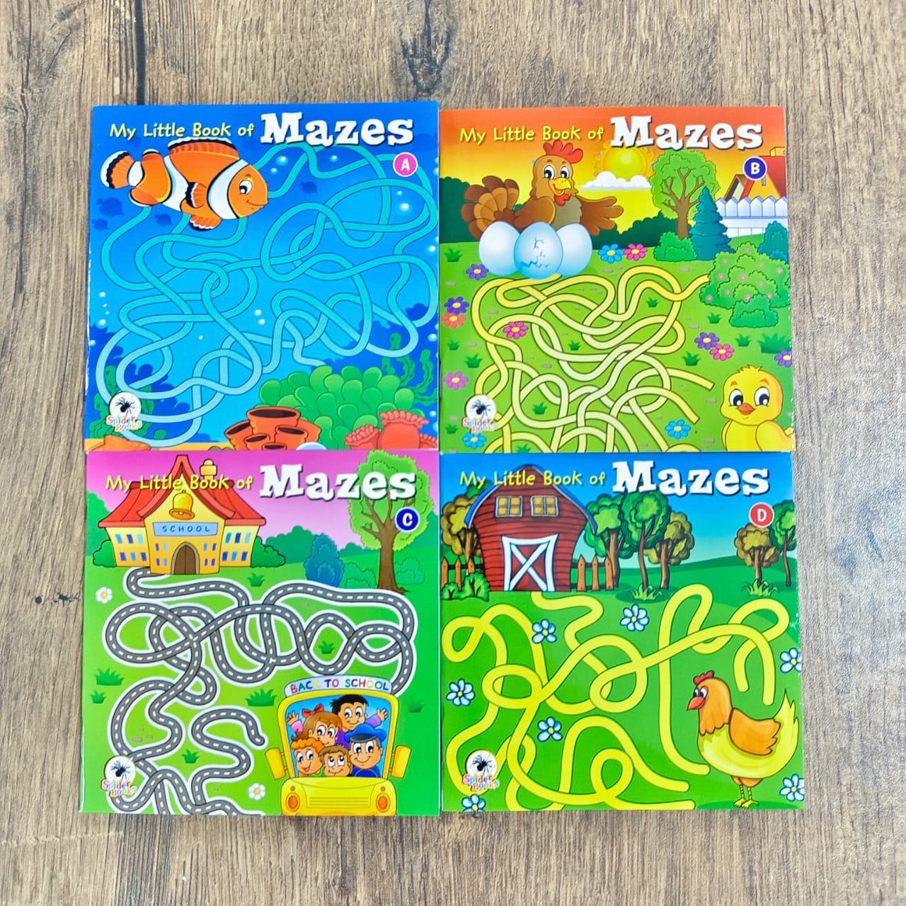 My Little Book of Mazes - Combo of 4 Books
