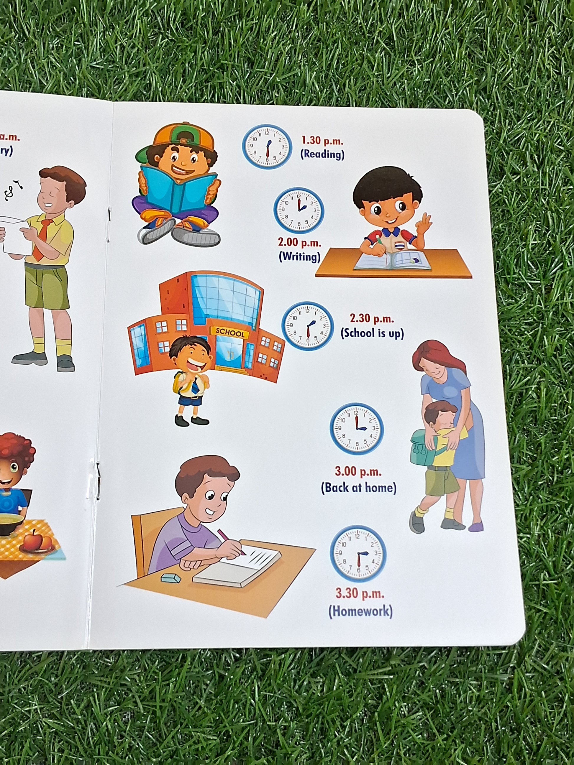 My First Book of Telling the Time - Laminated