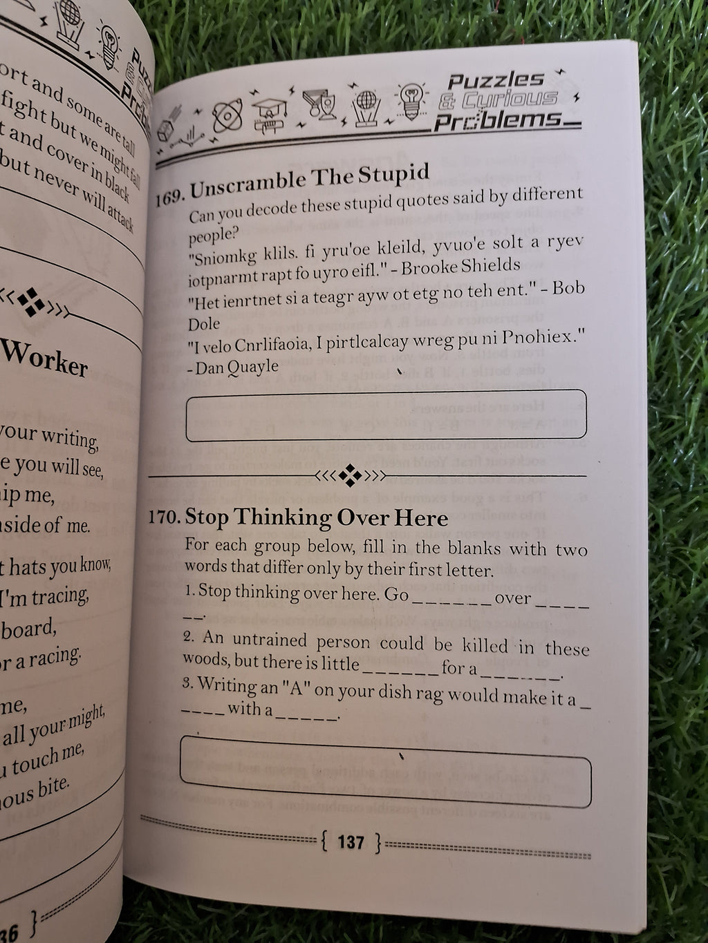 Puzzles & curious problems - Challenging Books