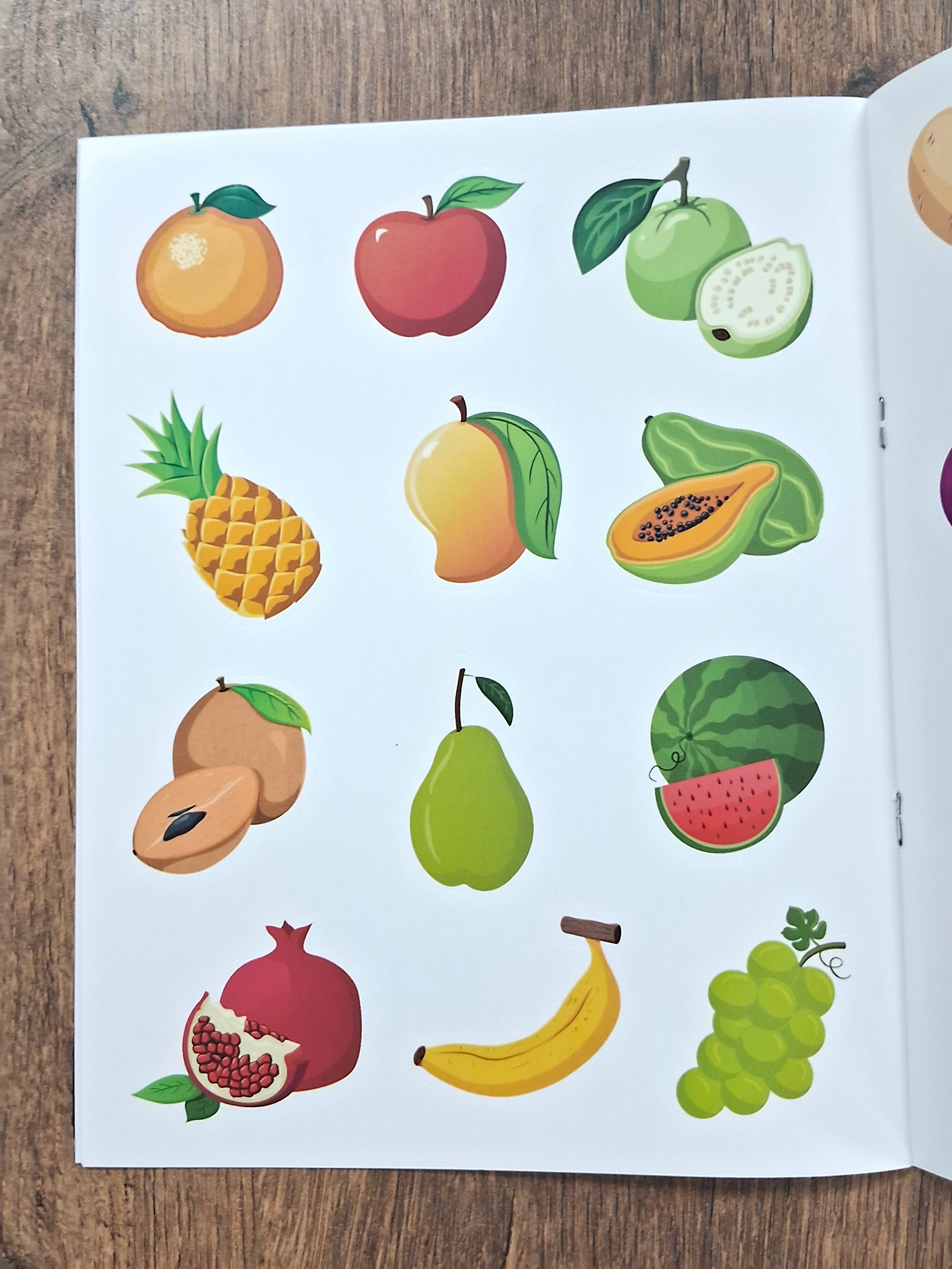 My First Stickers — Fruits and Vegetables