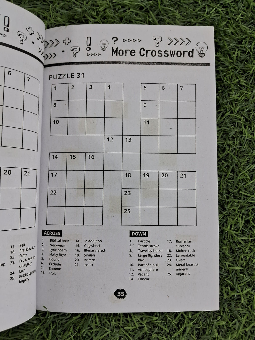 More cross word Book