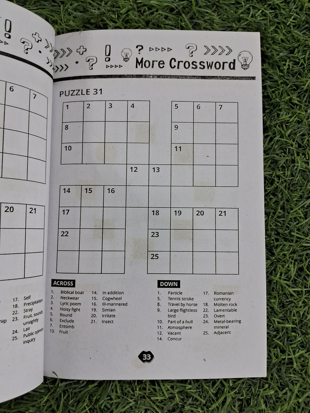 More cross word Book