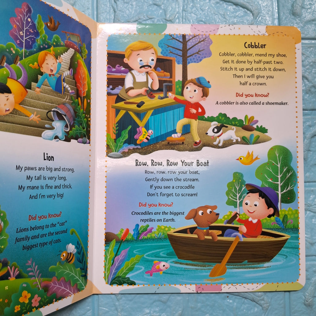 Learning My First Rhymes Board Book