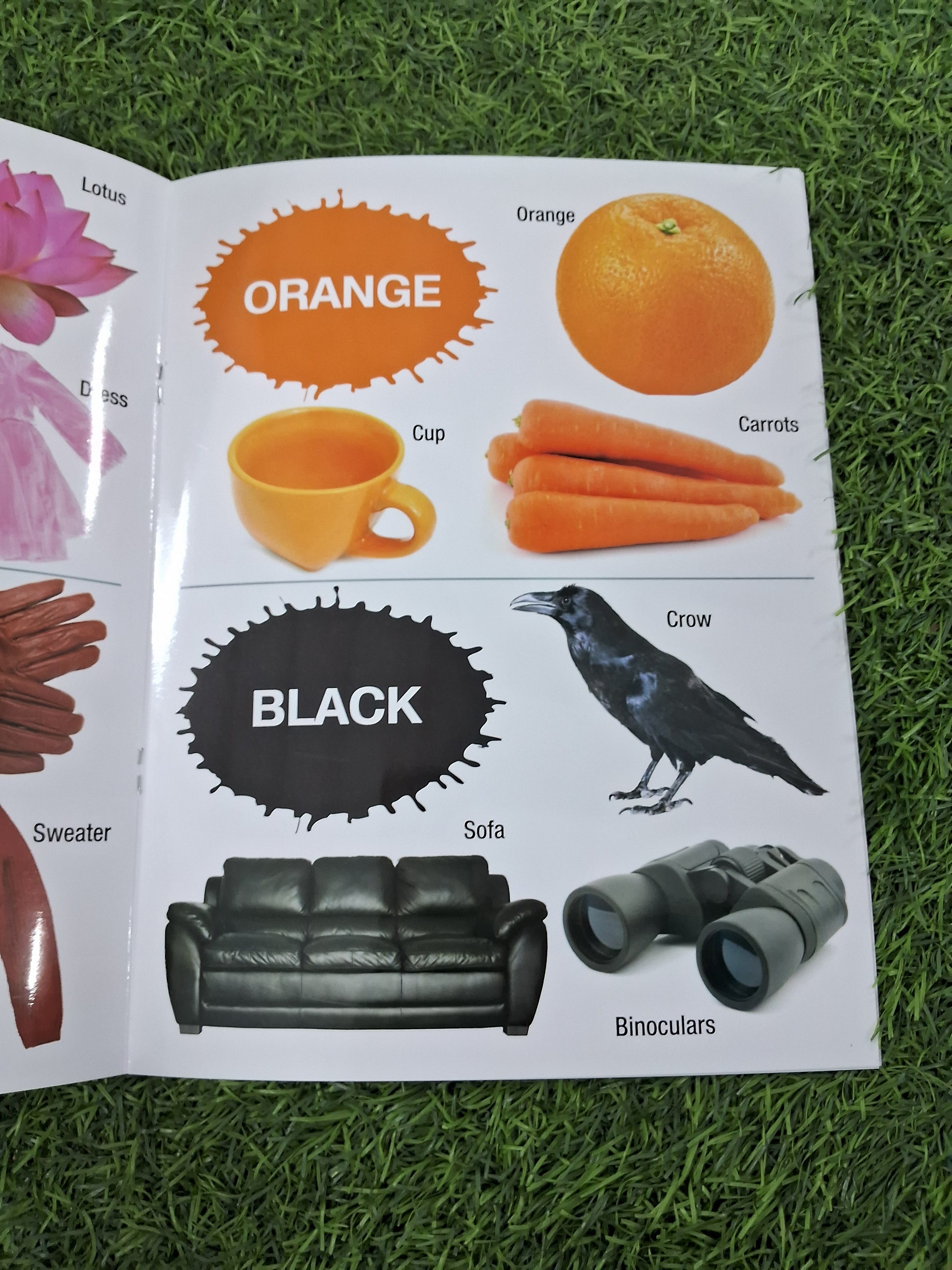 MY FIRST BOOK OF SHAPES,COLORS & OPPOSITES - Large Paperback- TearProof