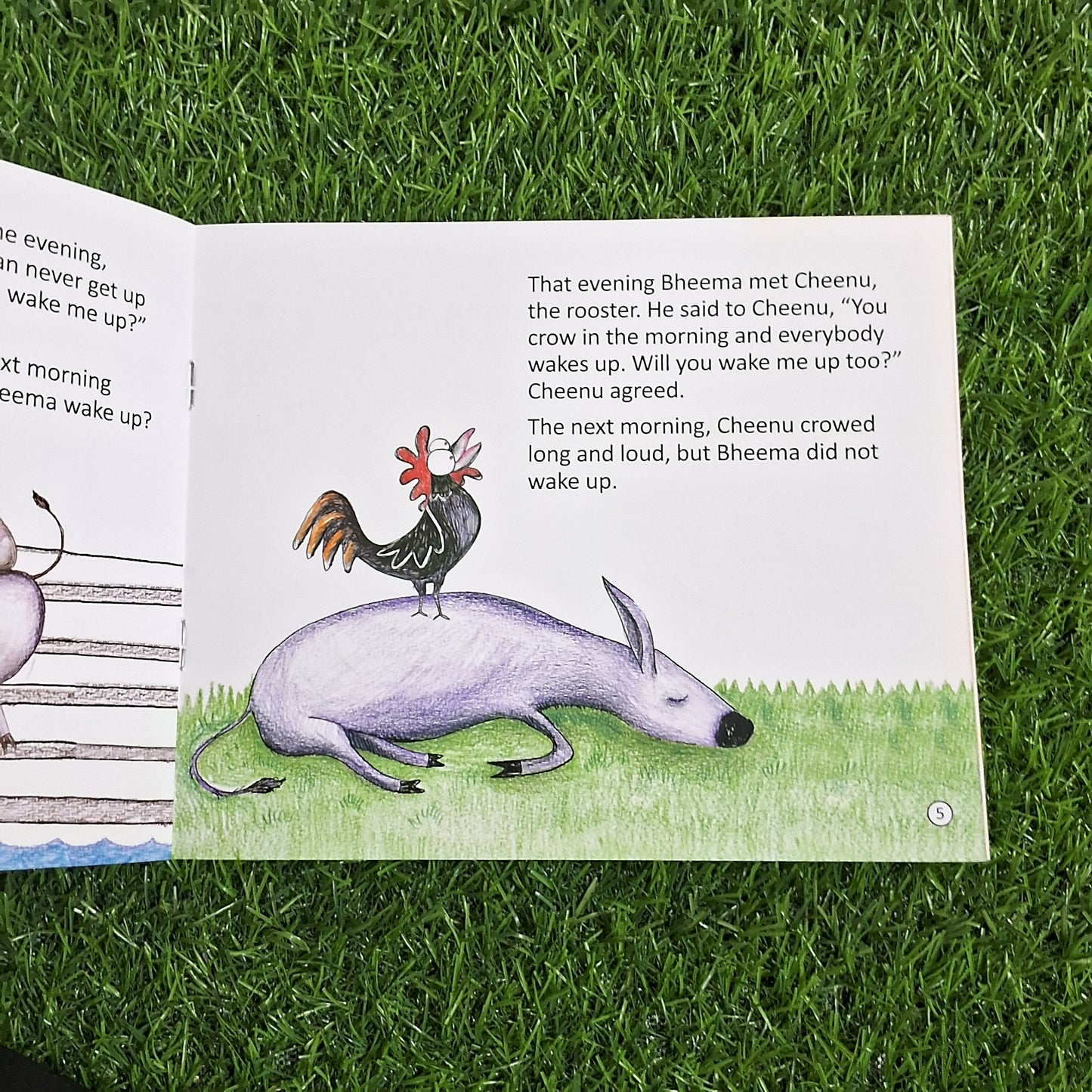 Bheema, the Sleepyhead - English- Level 1 - Pratham