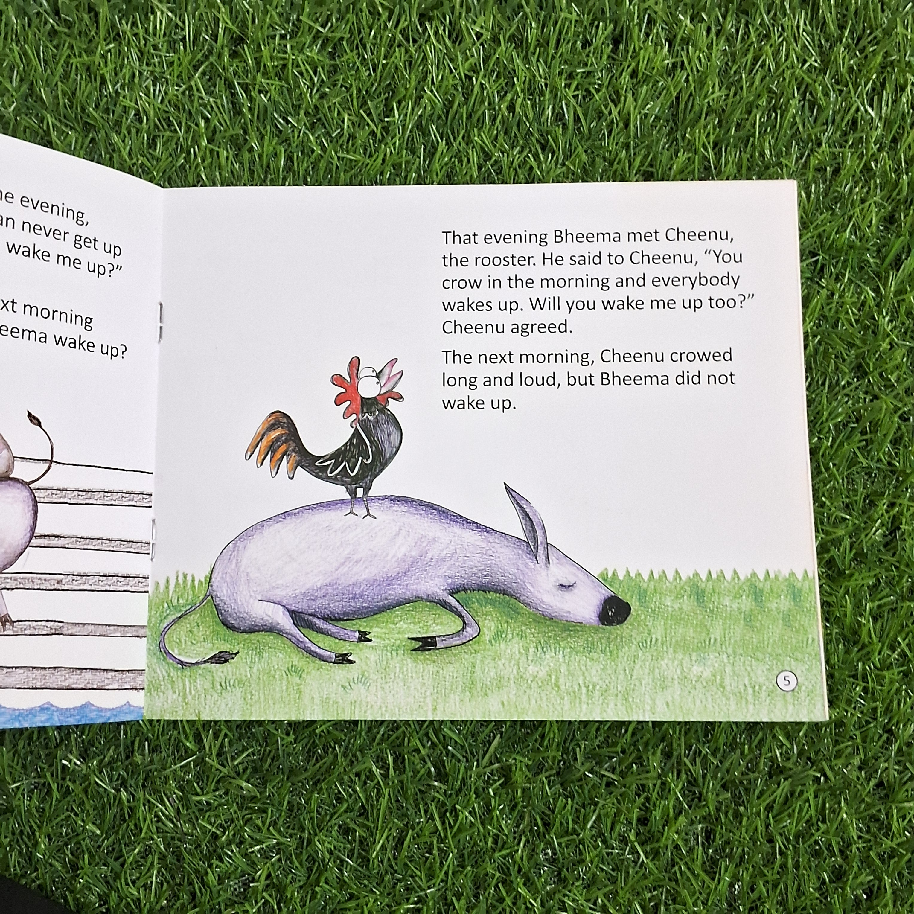 Bheema, the Sleepyhead - English- Level 1 - Pratham