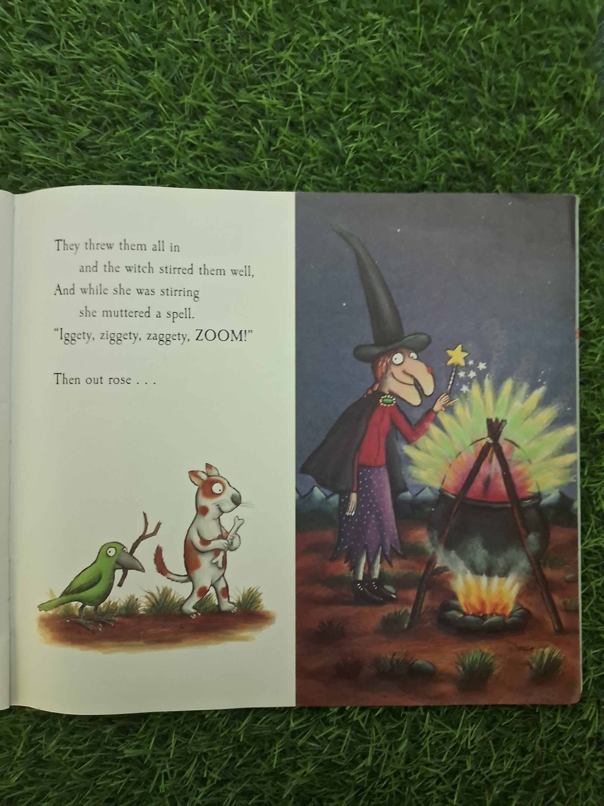 Book of ROOM ON THE BROOM -  Very Good Condition Paperback