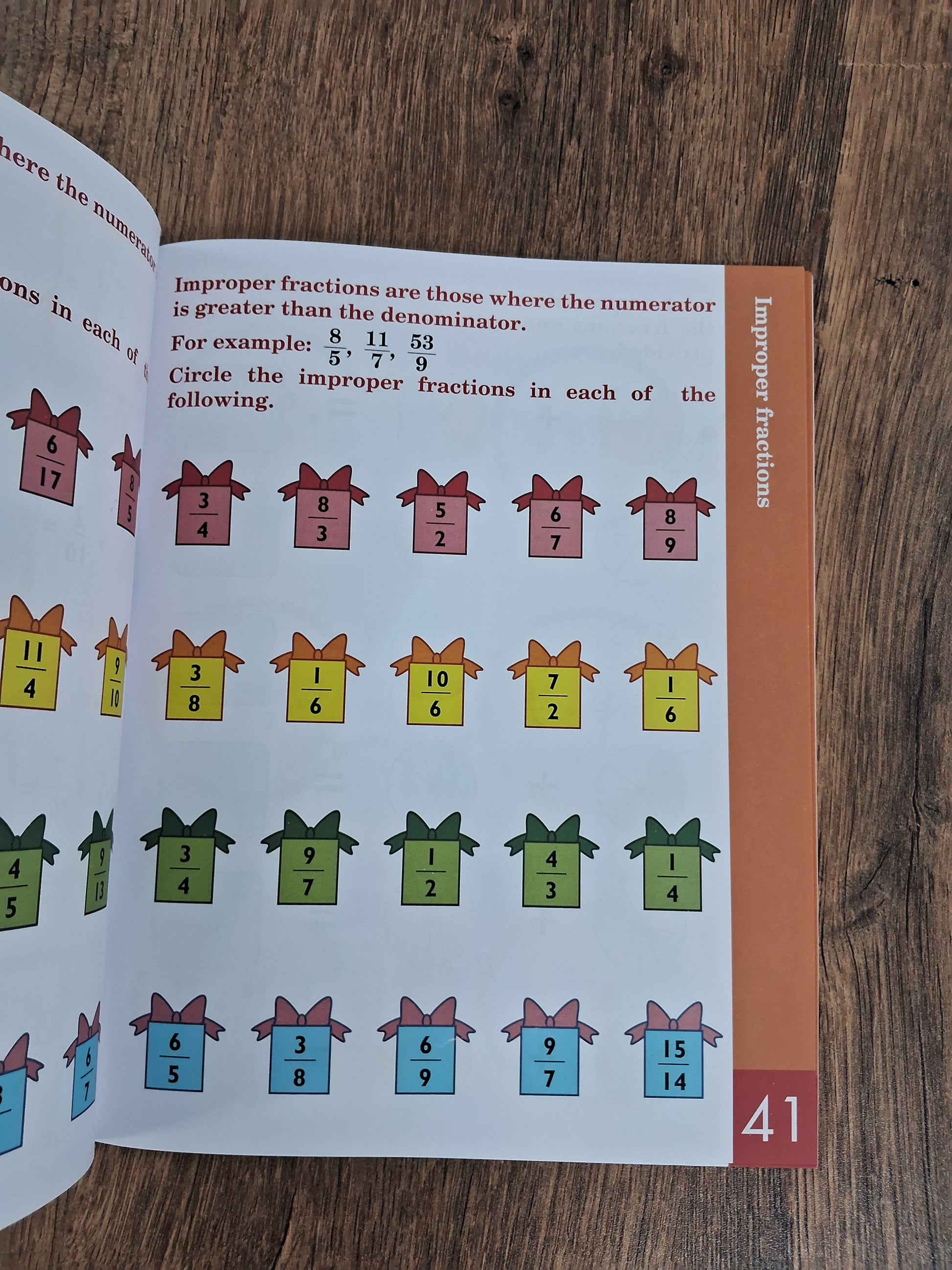 Fractions - Maths Activity