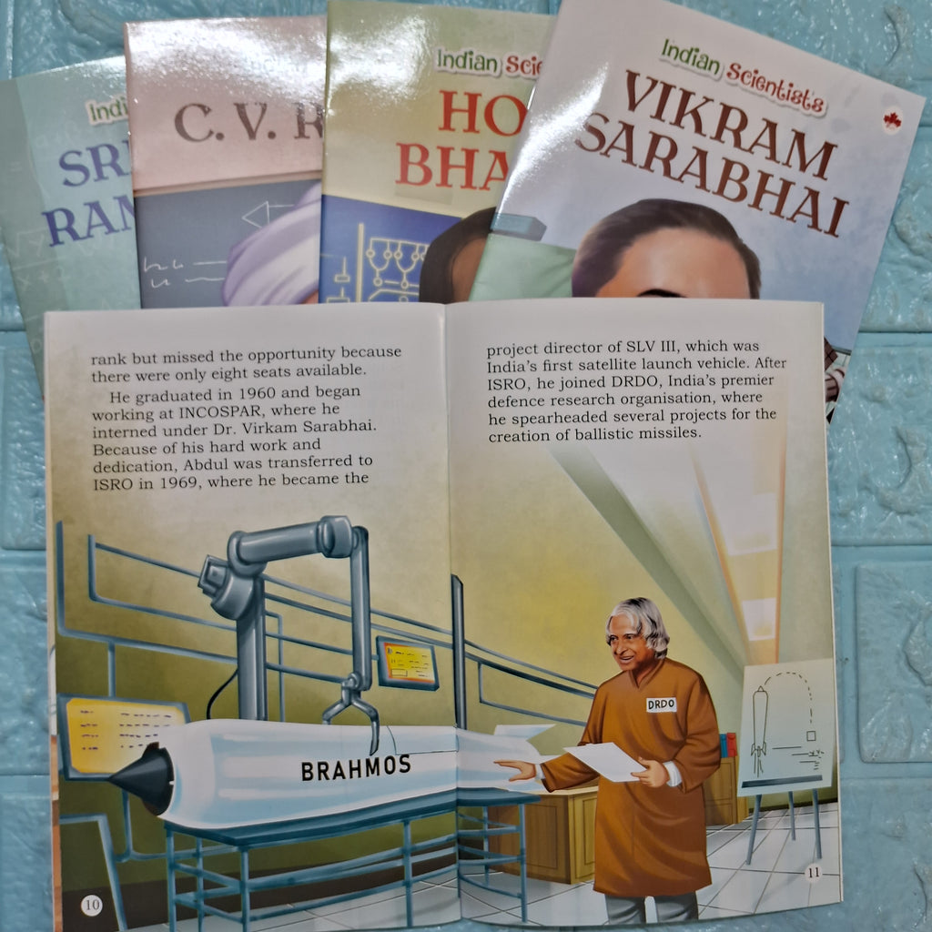 Indian Scientists  (Set of 5 Books) (Illustrated)