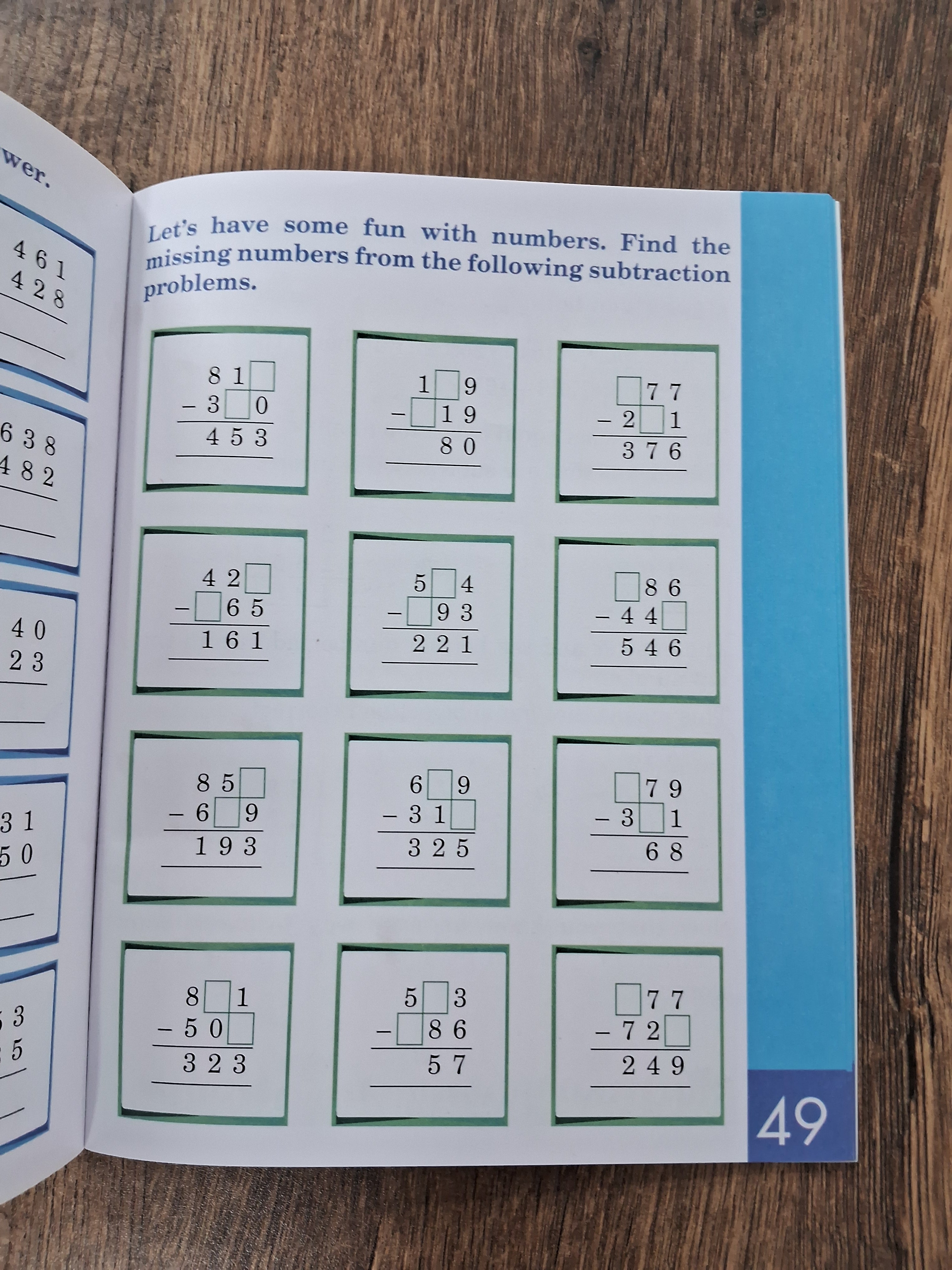 EARLY MATHS SIMPLE SUBSTRACTIONS - Maths Activity