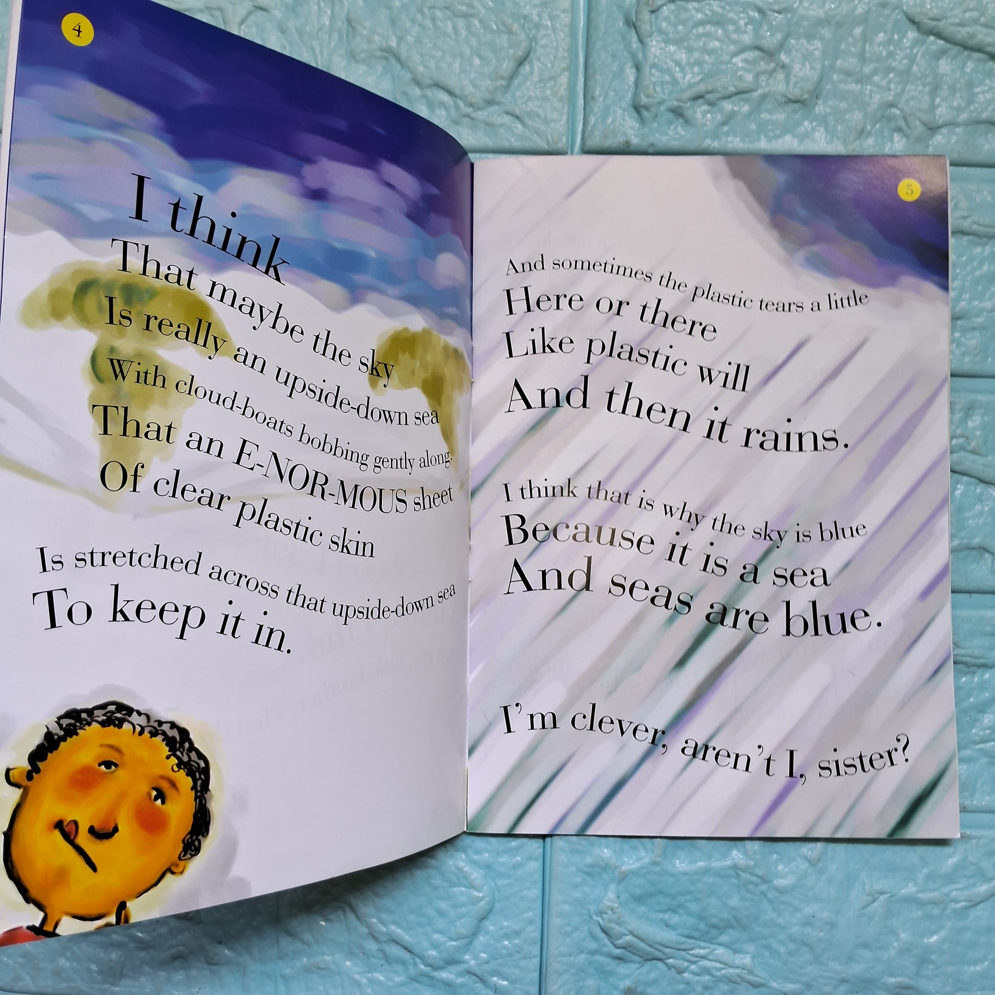 Sister Sister Why Is The Sky So Blue? - English - Level3 - Pratham