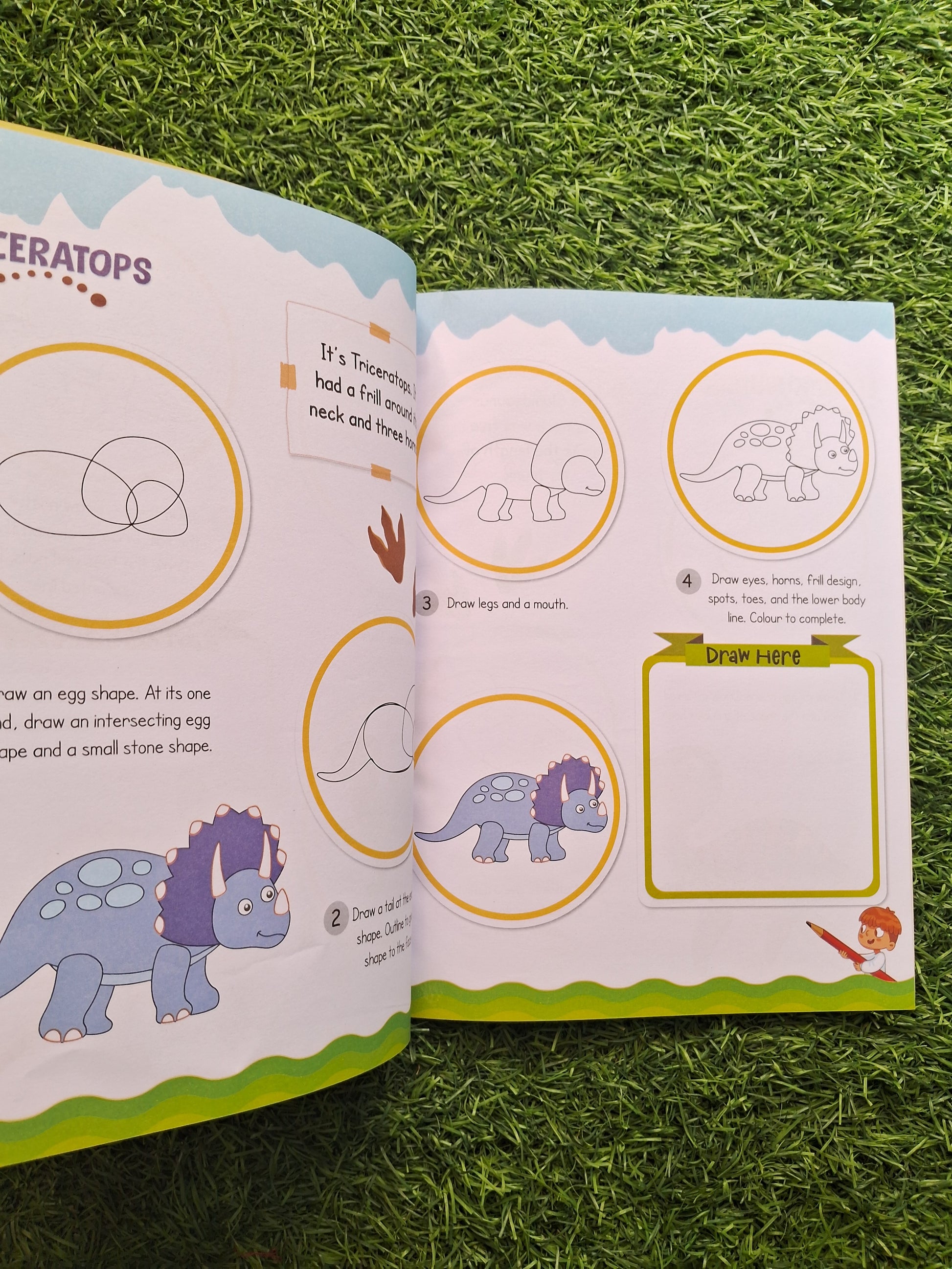 Step By Step How To Draw - Dinosaurs