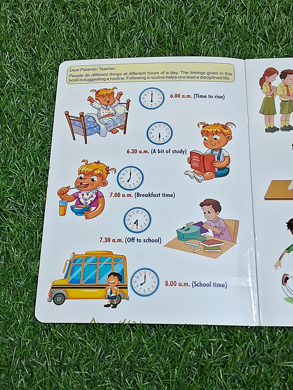 My First Book of Telling the Time - Laminated