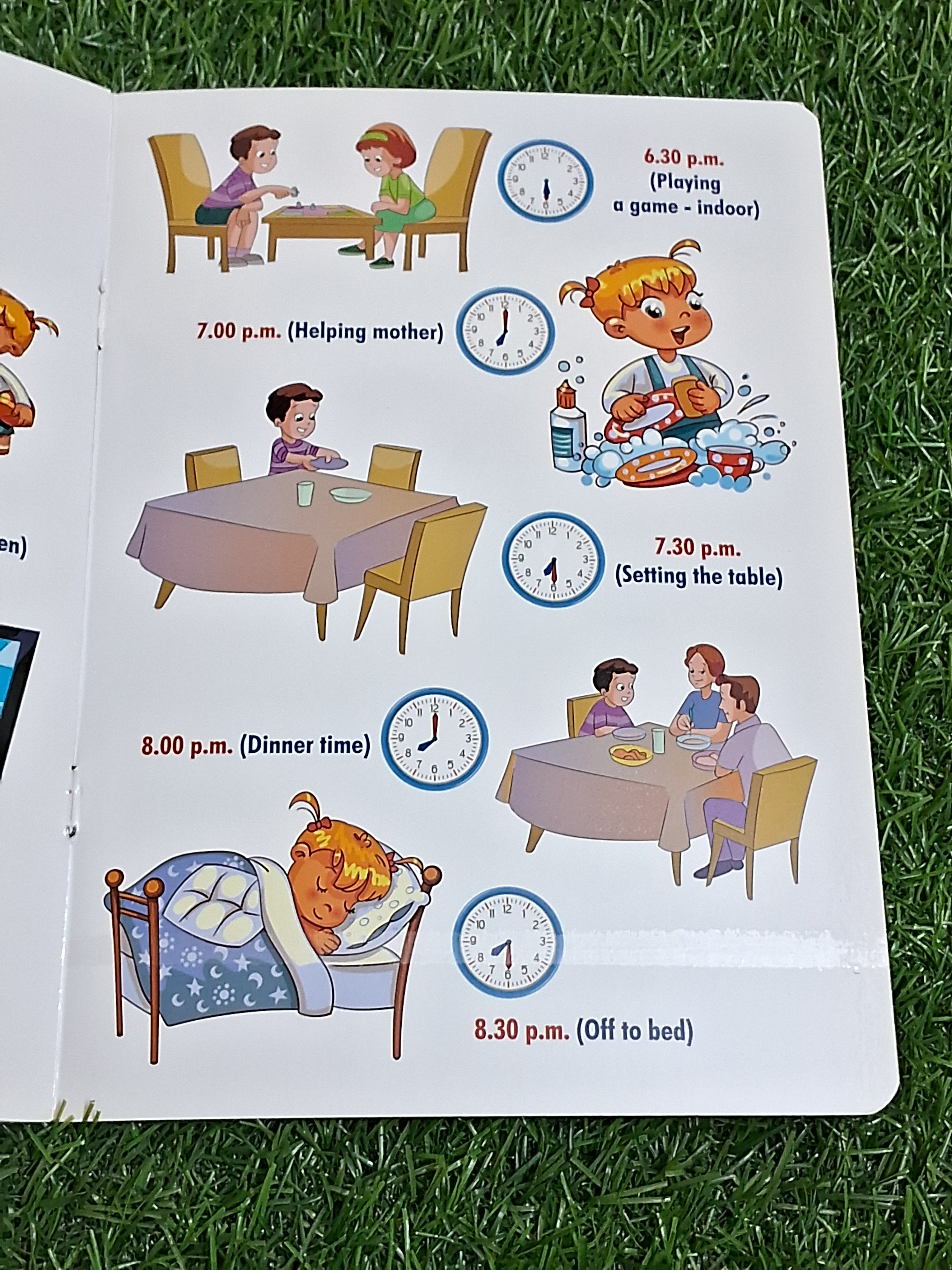 My First Book of Telling the Time - Laminated