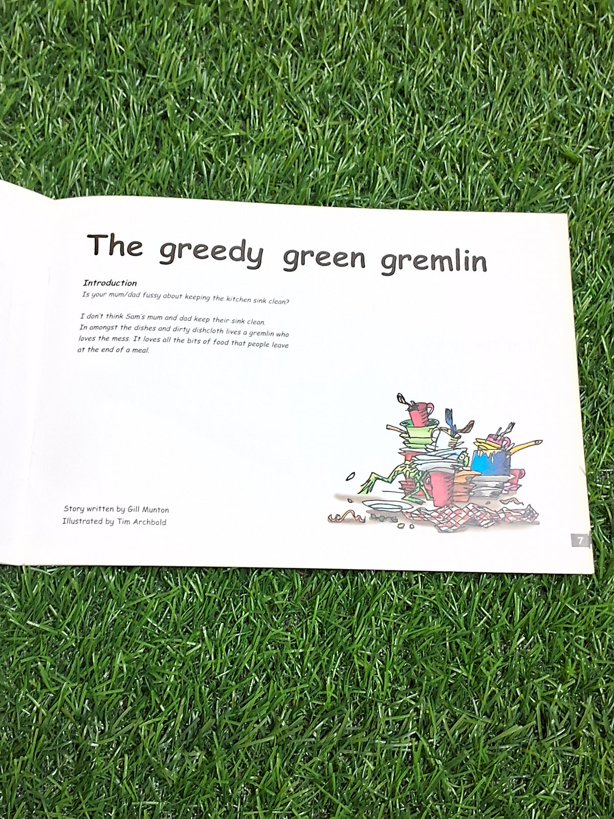 Phonics - The greedy green gremlin -  Very Good Condition Paperback