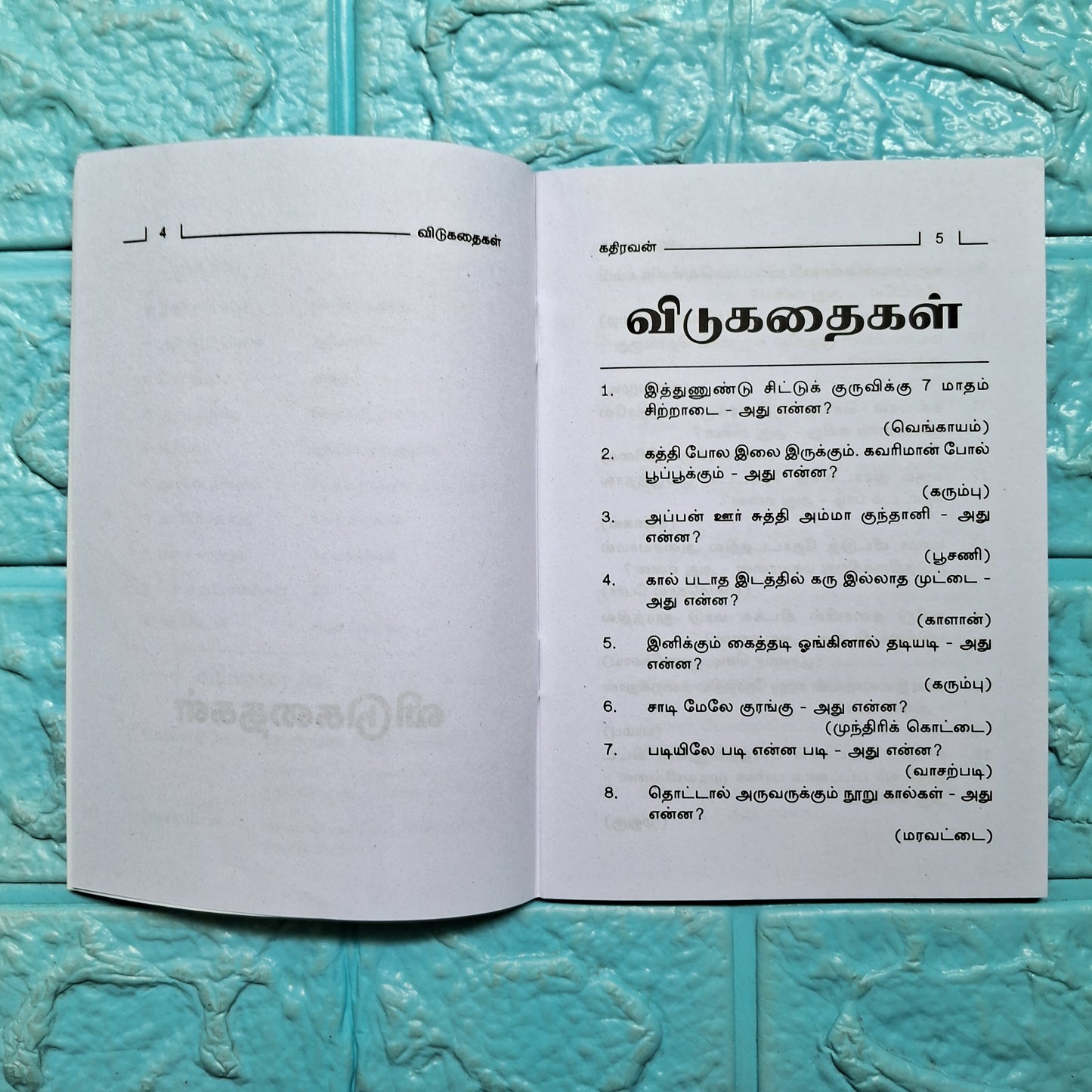 விடுகதைகள் - Vidukadhaigal