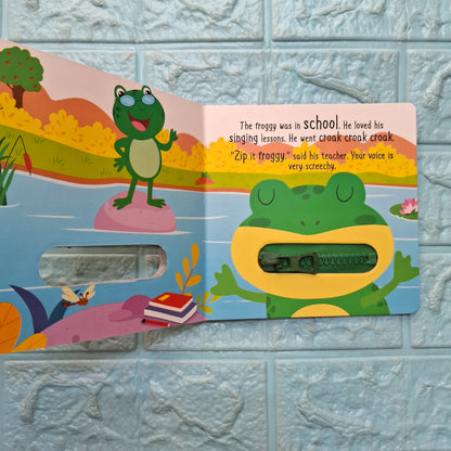 Zip Book - Who Says Croak Croak