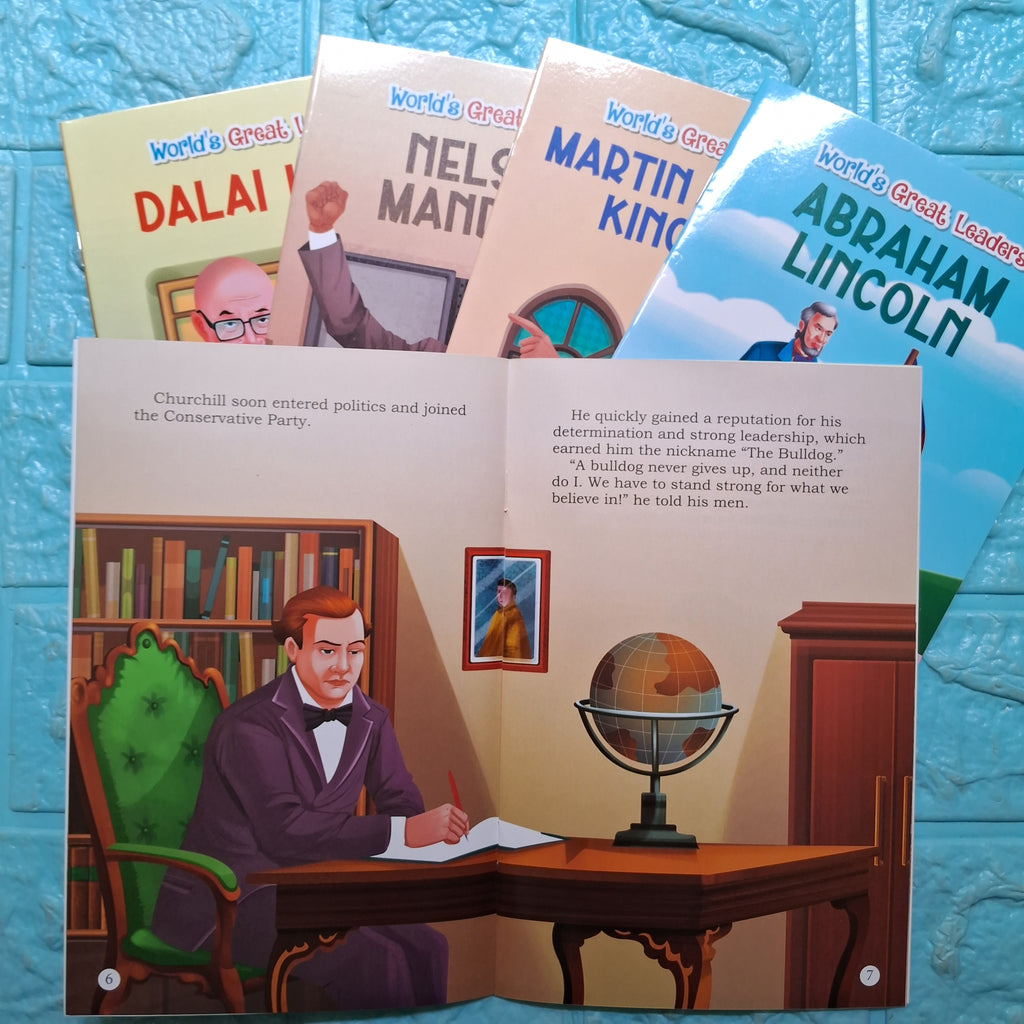 World's Great Leaders (Set of 5 
Books)