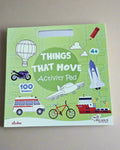 Things that Move Activity Pad (100 Stickers included)