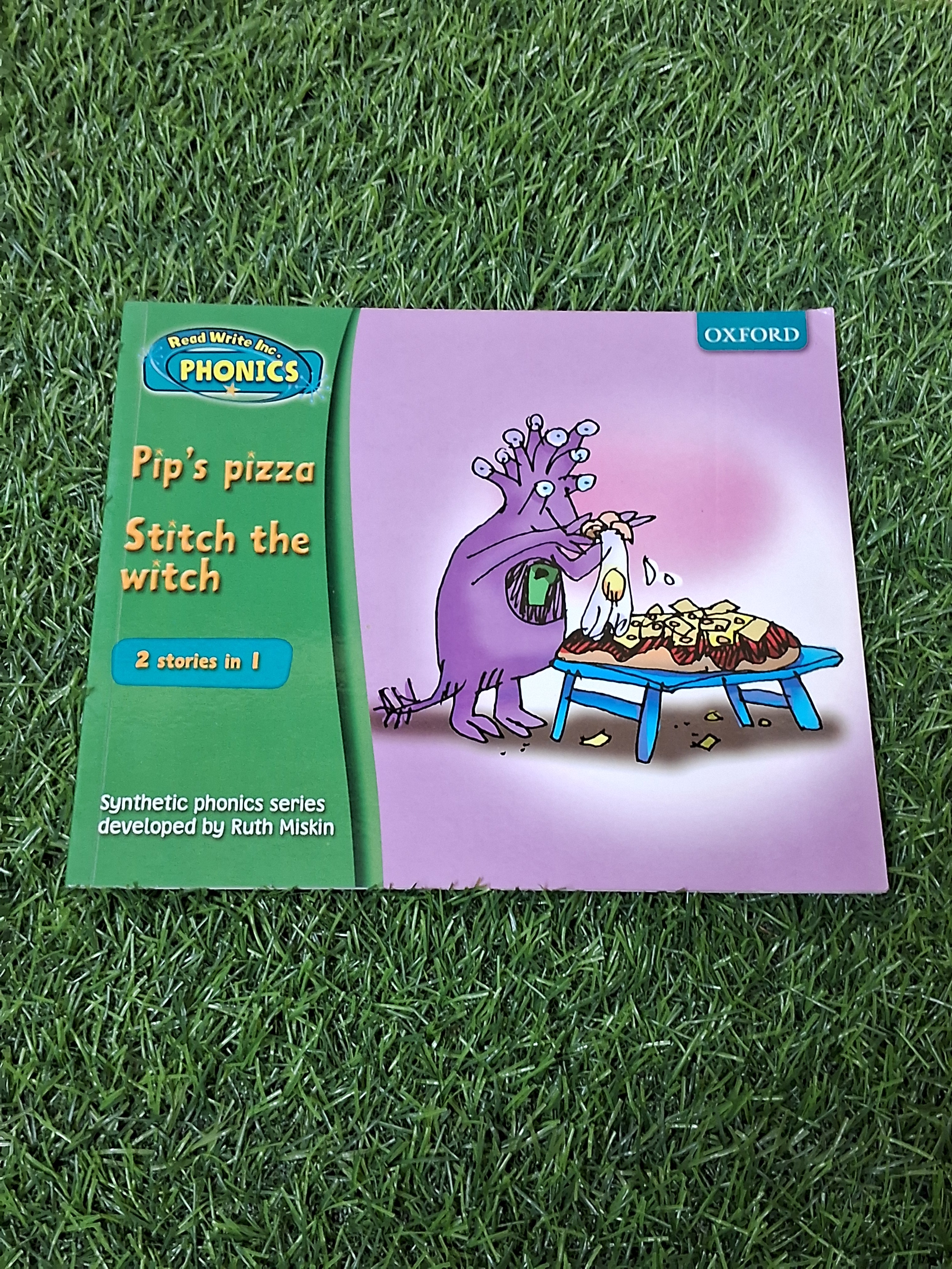 Phonics - Pip's Pizza and Stitch the witch - 2 stories in 1 -  Excellent Condition Paperback
