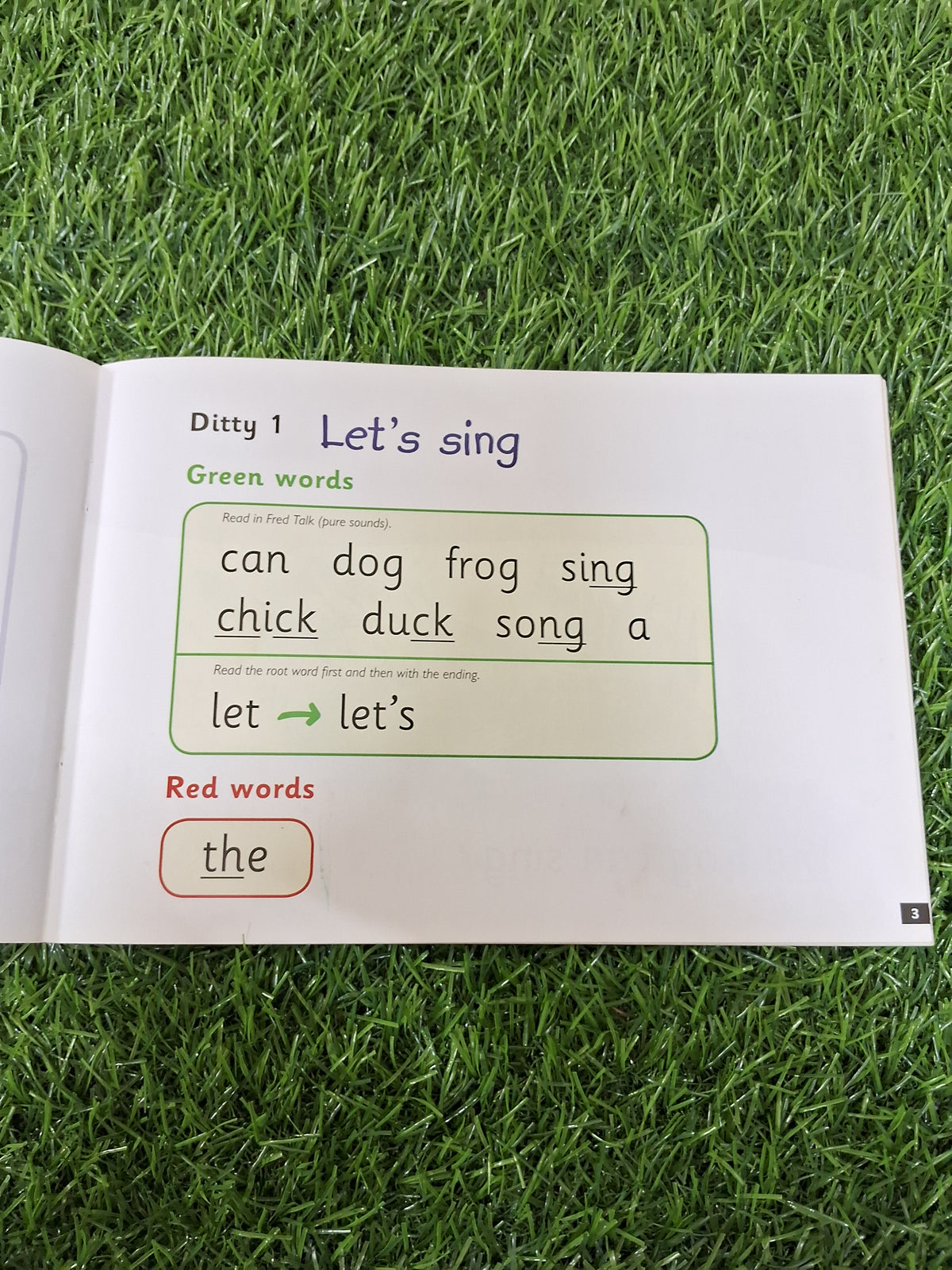 Phonics - Let's Sing -  Very Good Condition Paperback