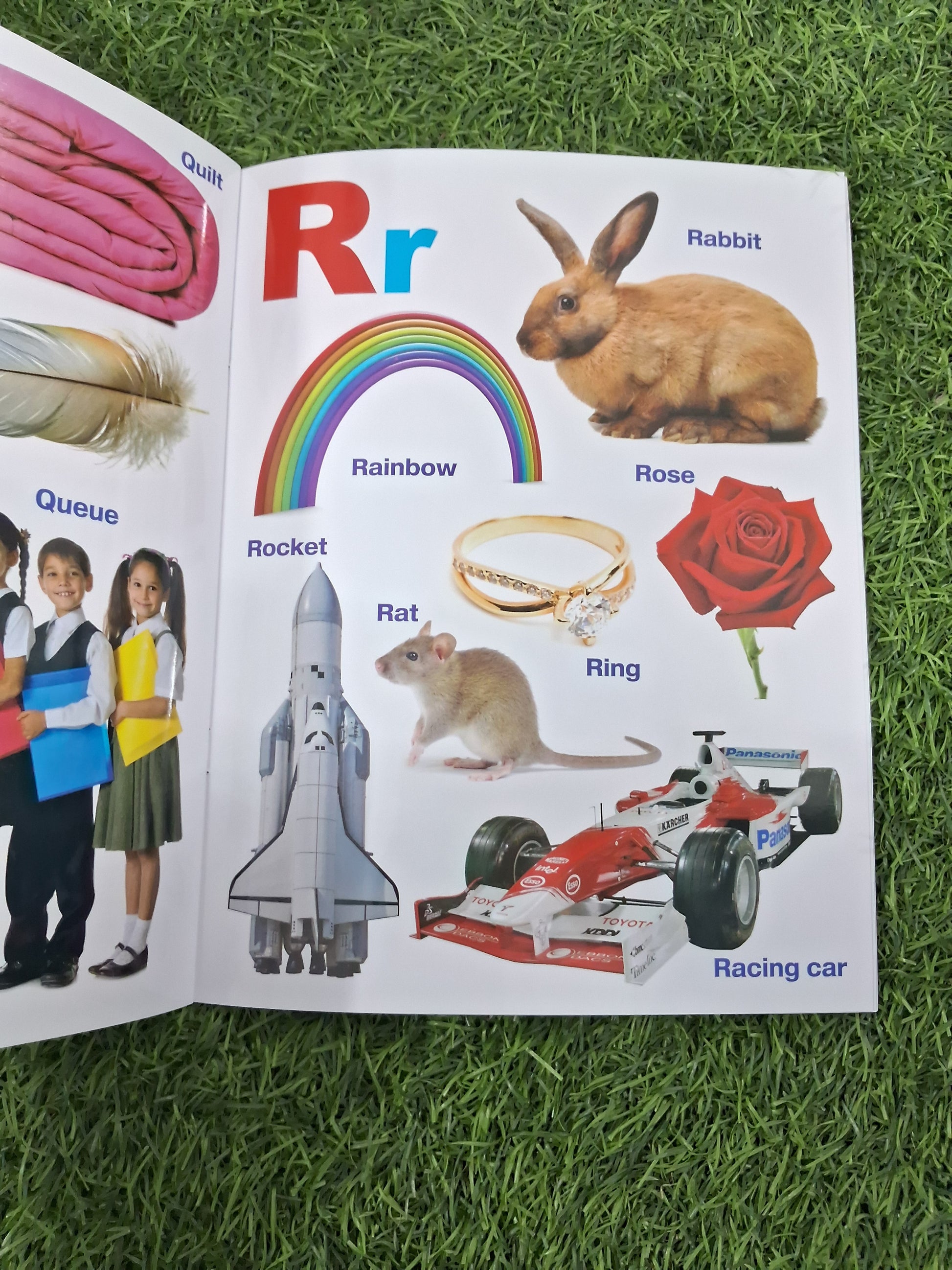 MY FIRST BOOK OF ALPHABET - Large Paperback- TearProof