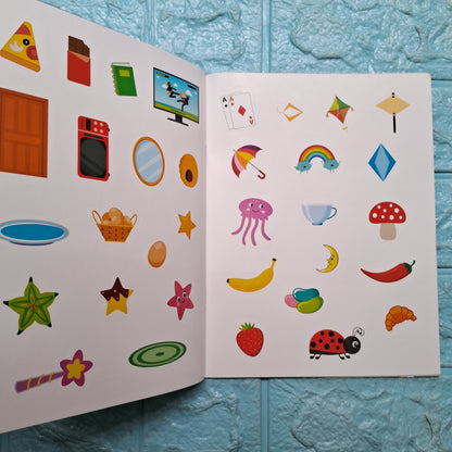 Clearance - My First shapes & colours Sticker book.