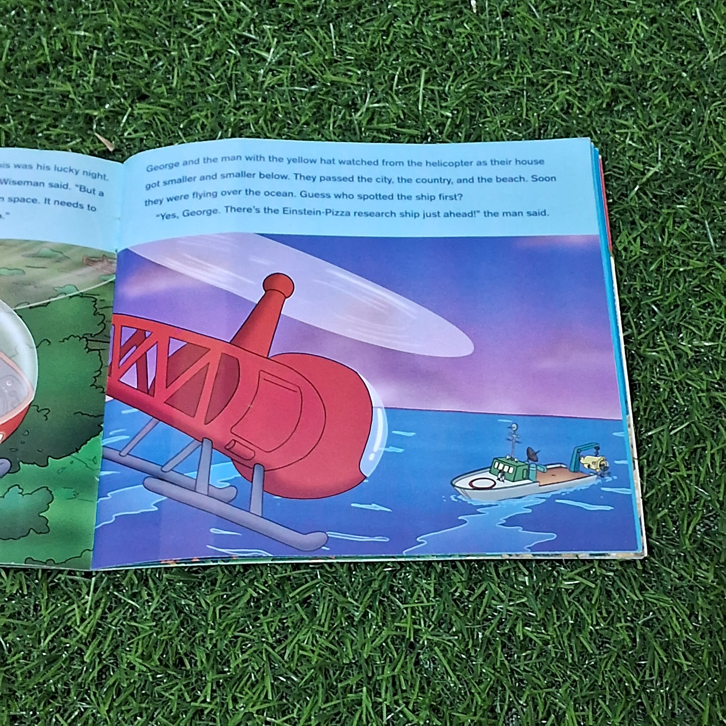 Curious George discovers the ocean - Average Condition Paperback