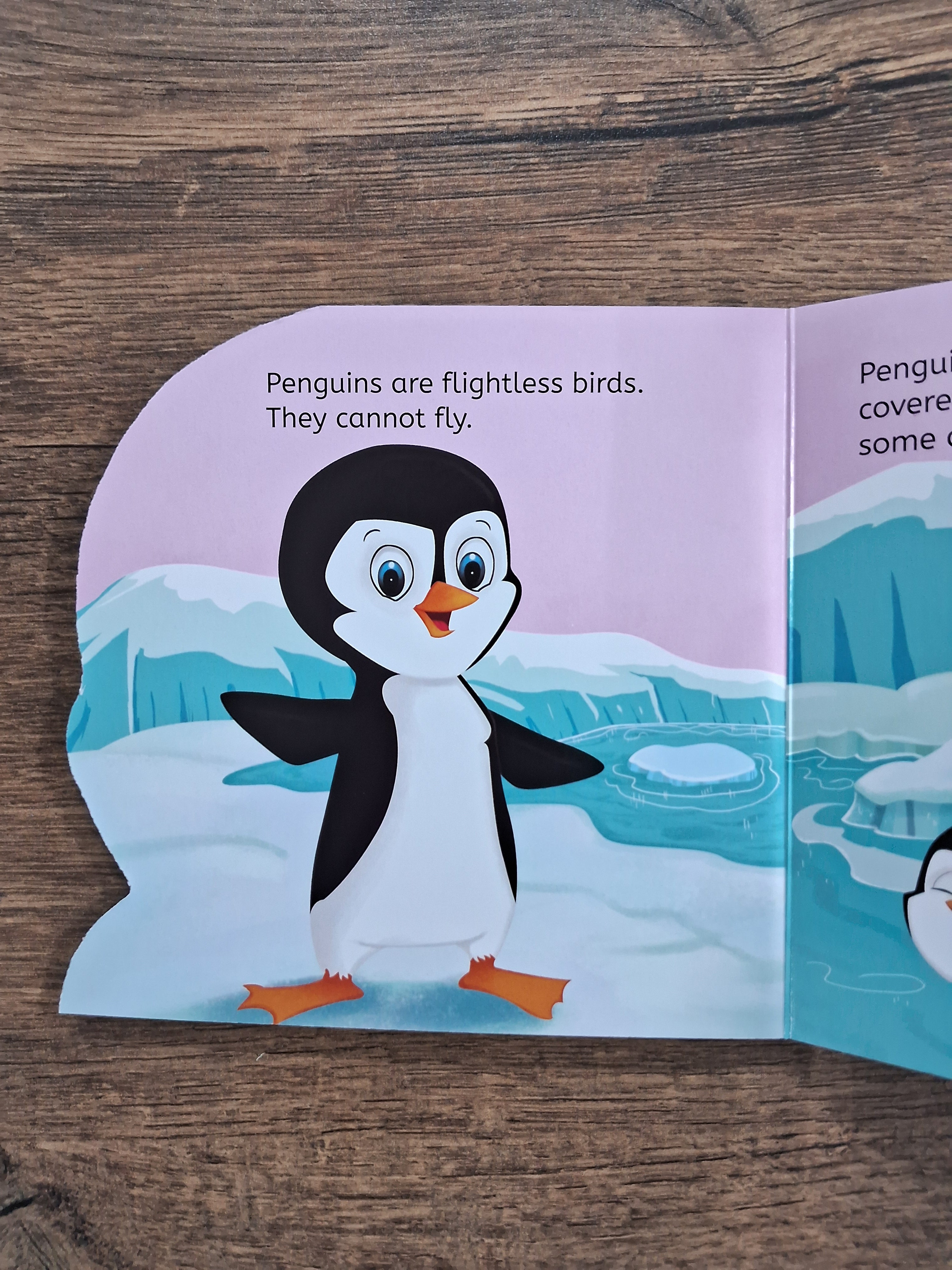 Penguin - Shaped Board Book
