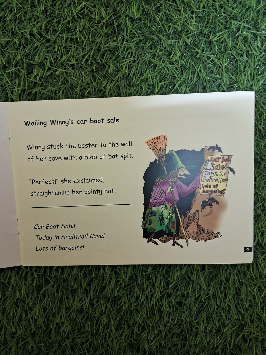 READ WRITE INC - WAILING WINNY'S CAR BOOT SALE grey story book 6 -  Very Good Condition Paperback