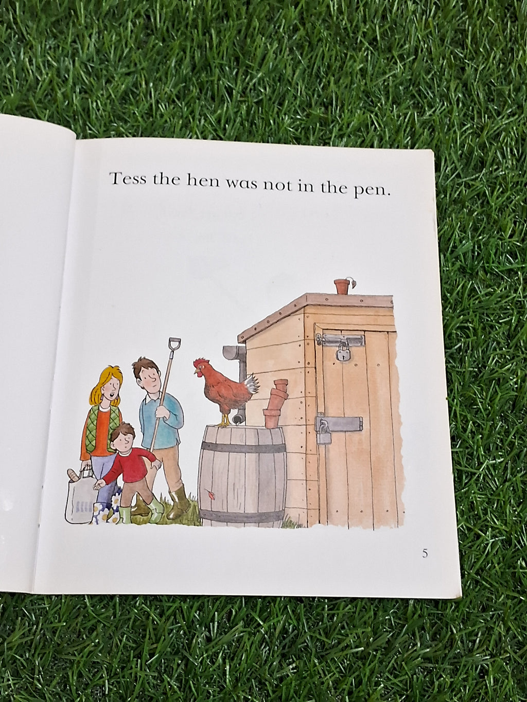 READ WITH BIFF CHIP & KIPPER - THE RED HEN - Excellent Condition Paperback