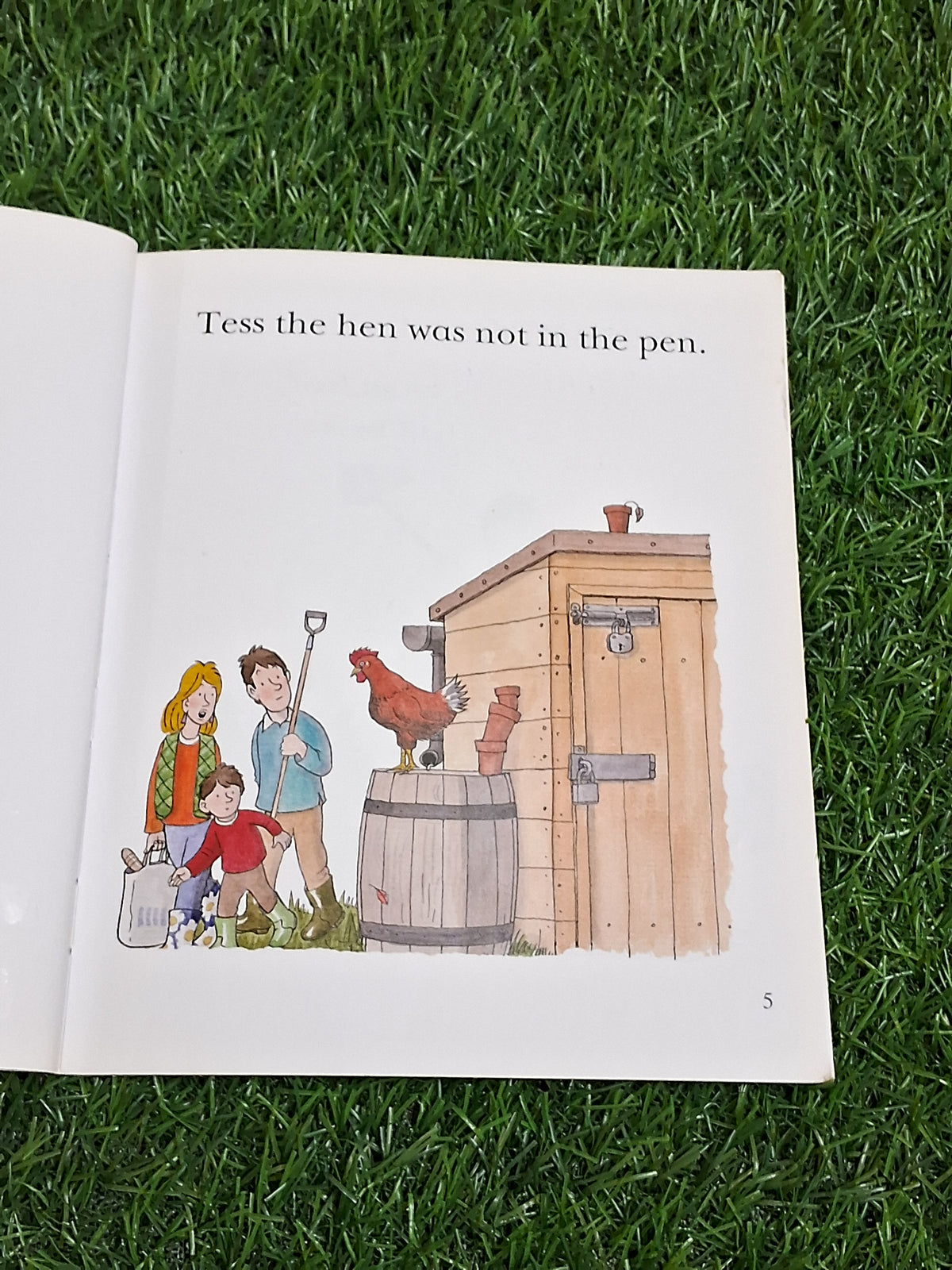 READ WITH BIFF CHIP & KIPPER - THE RED HEN - Excellent Condition Paperback