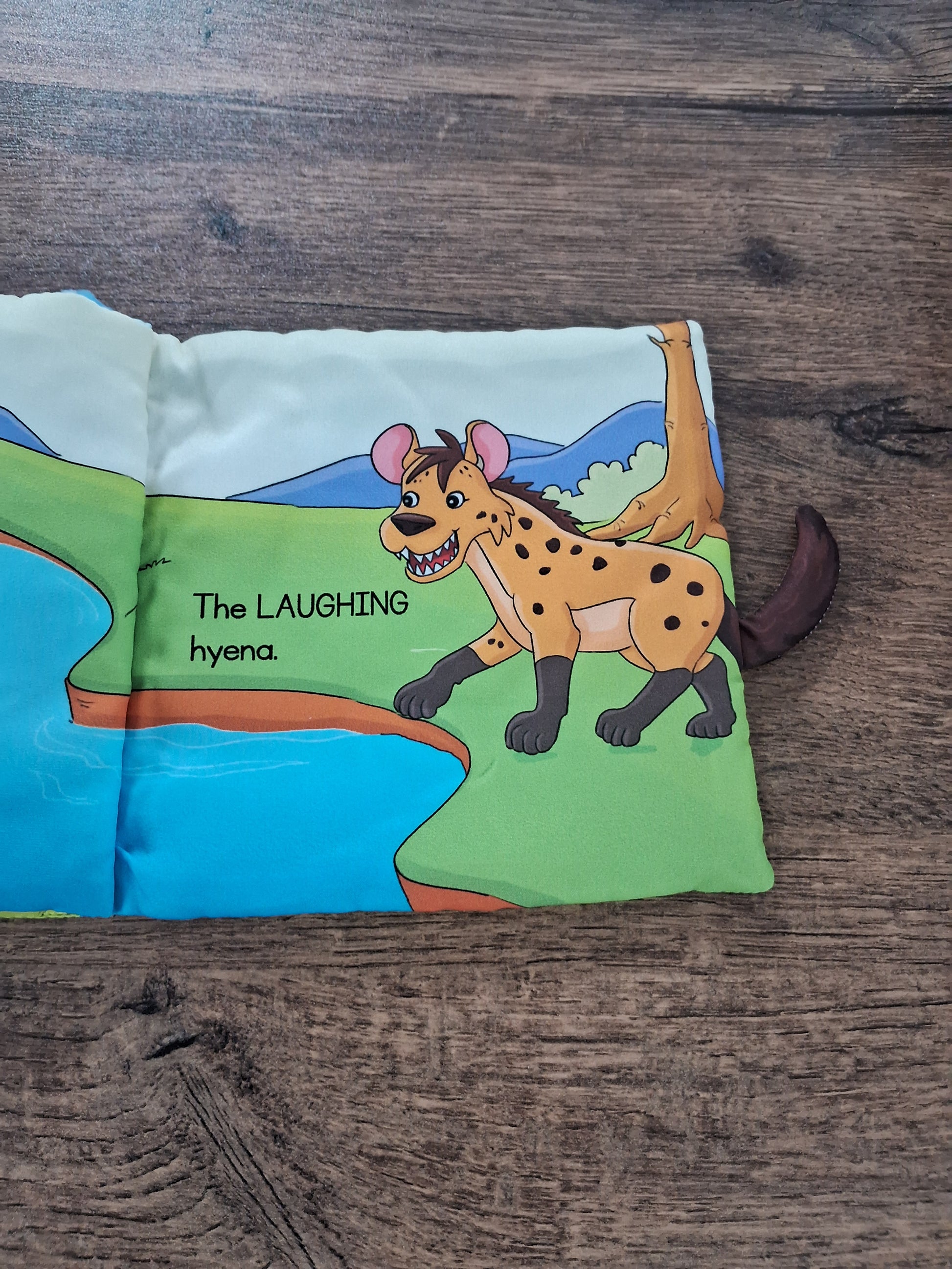 MY BABYS FIRST CLOTH BOOKS - WILD ANIMAL TAILS