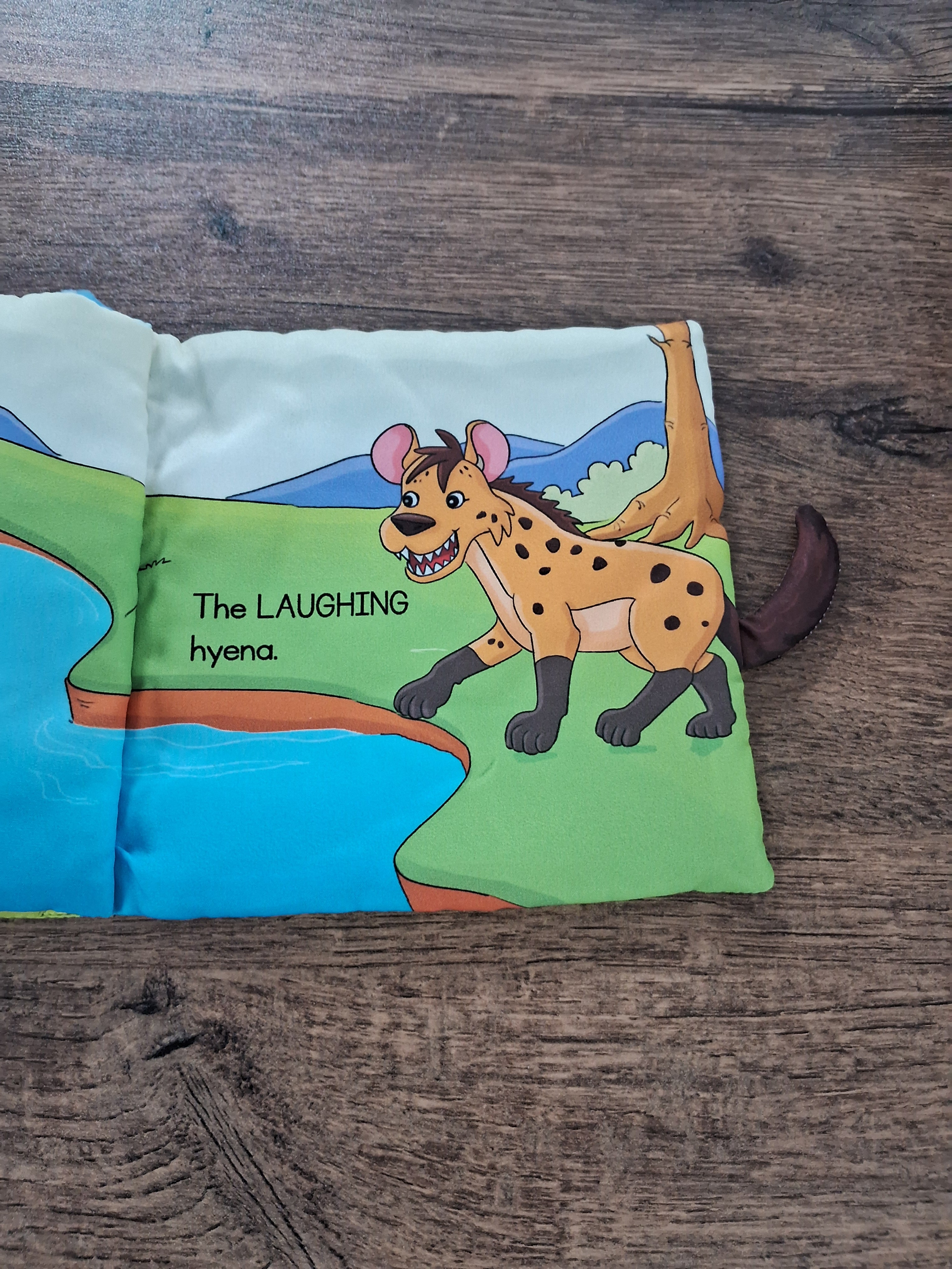 MY BABYS FIRST CLOTH BOOKS - WILD ANIMAL TAILS