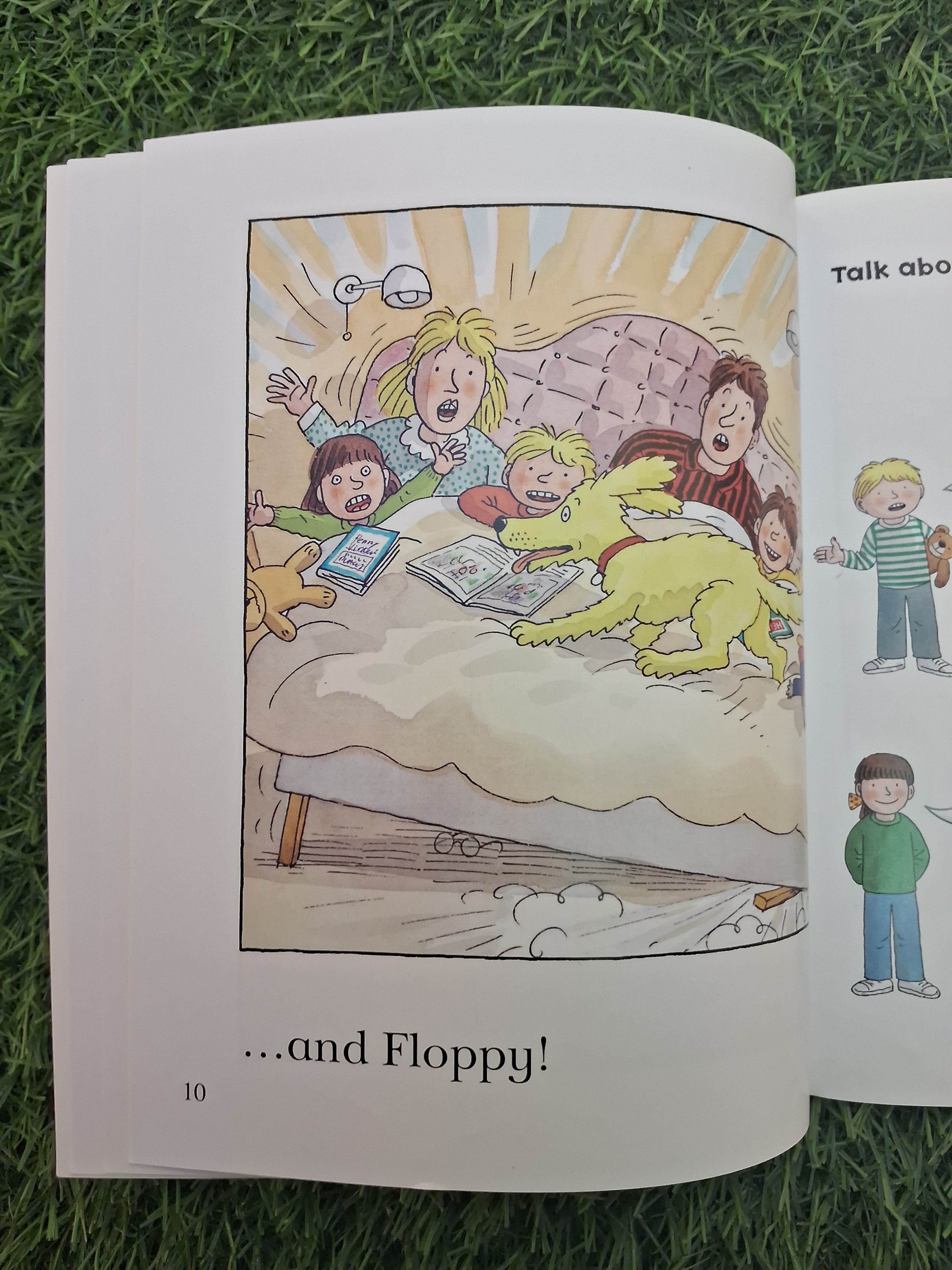 READ WITH BIFF CHIP & KIPPER - SIX IN A BED - Excellent Condition Paperback