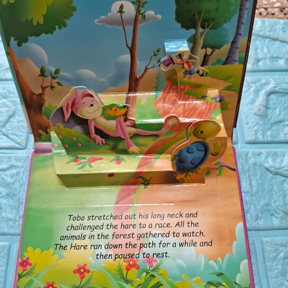 Pop-Up Story Book of Hare and Tortoise