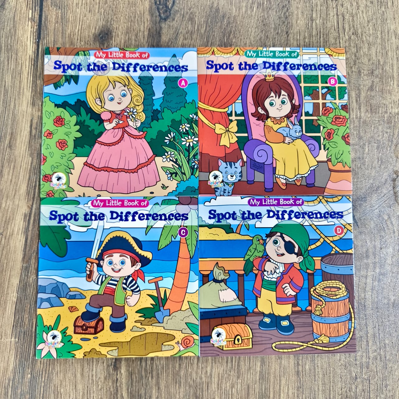 My Little Book of Spot the Differences - Combo of 4 Books