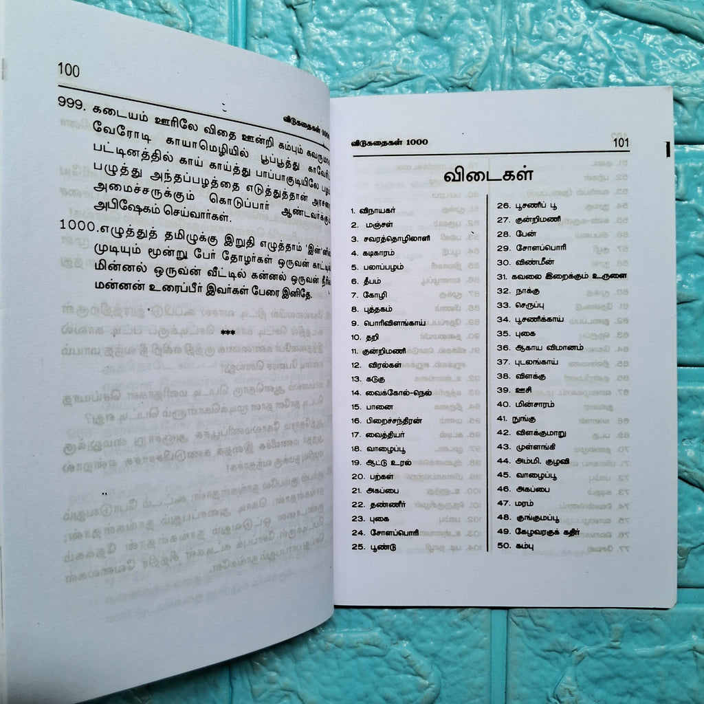 விடுகதைகள் 1000 - Vidukathaigal 1000
