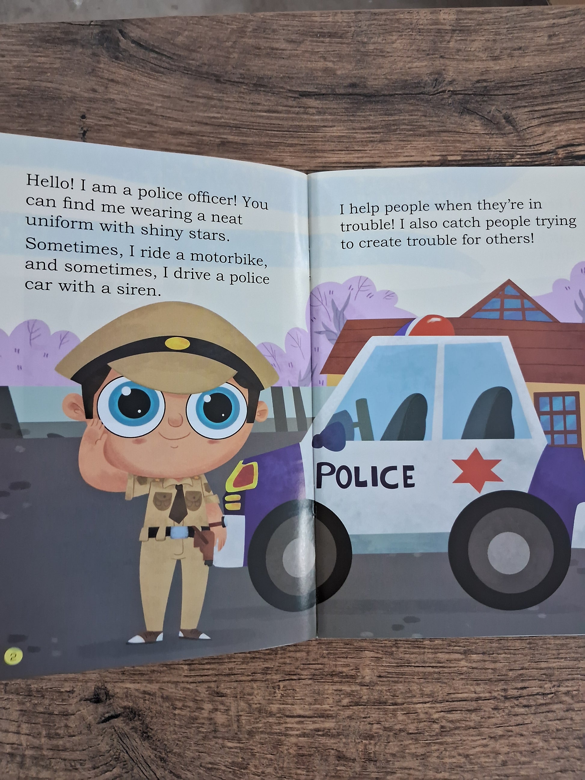 My Profession (Set of 8 Books) (Illustrated) - Police, Pilot, Farmer, Engineer, Doctor, Chef, Soldier, Teacher - Professions Stories for Children - Age 3+