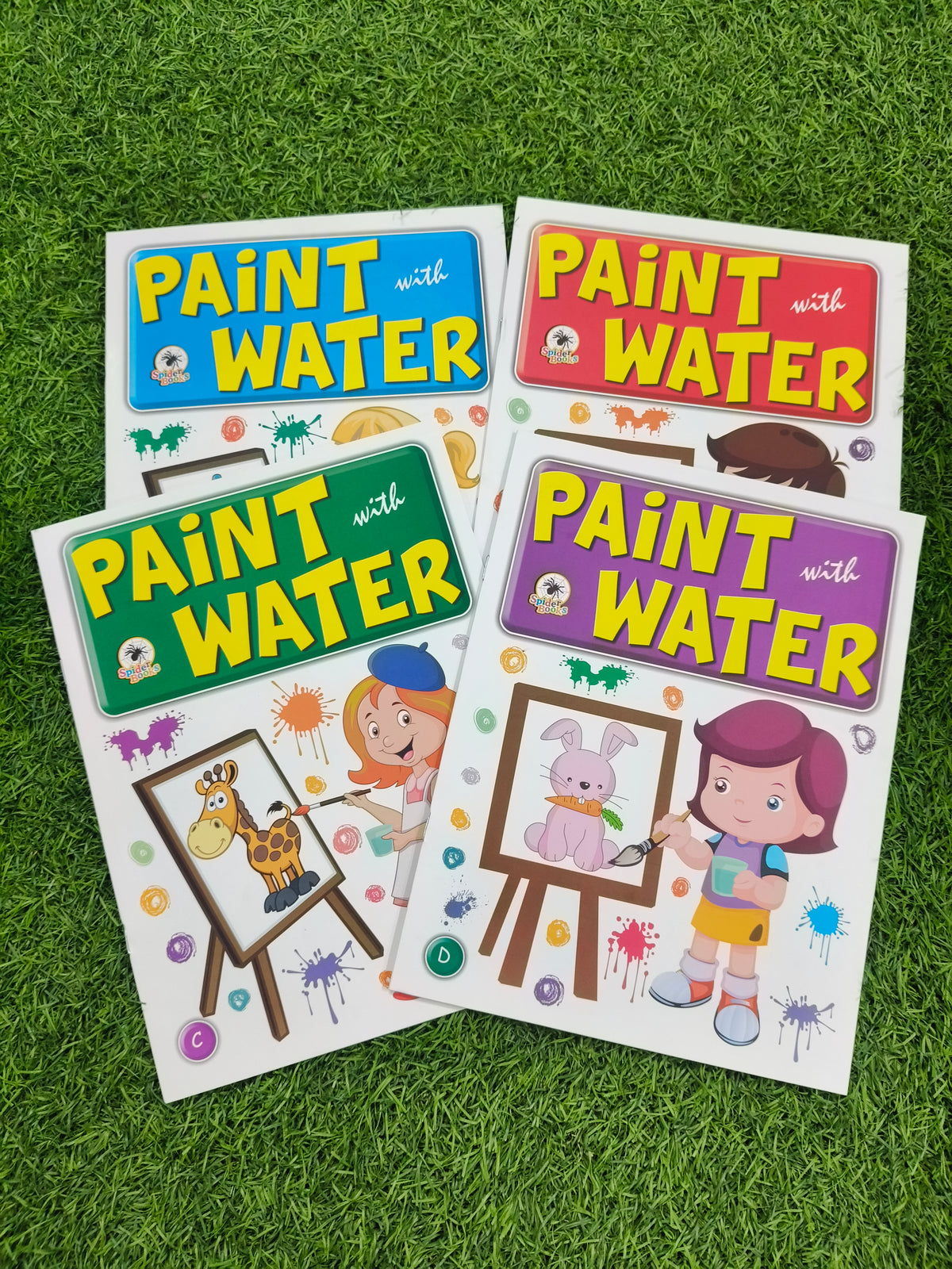 Paint With Water (Combo of 4 Books)