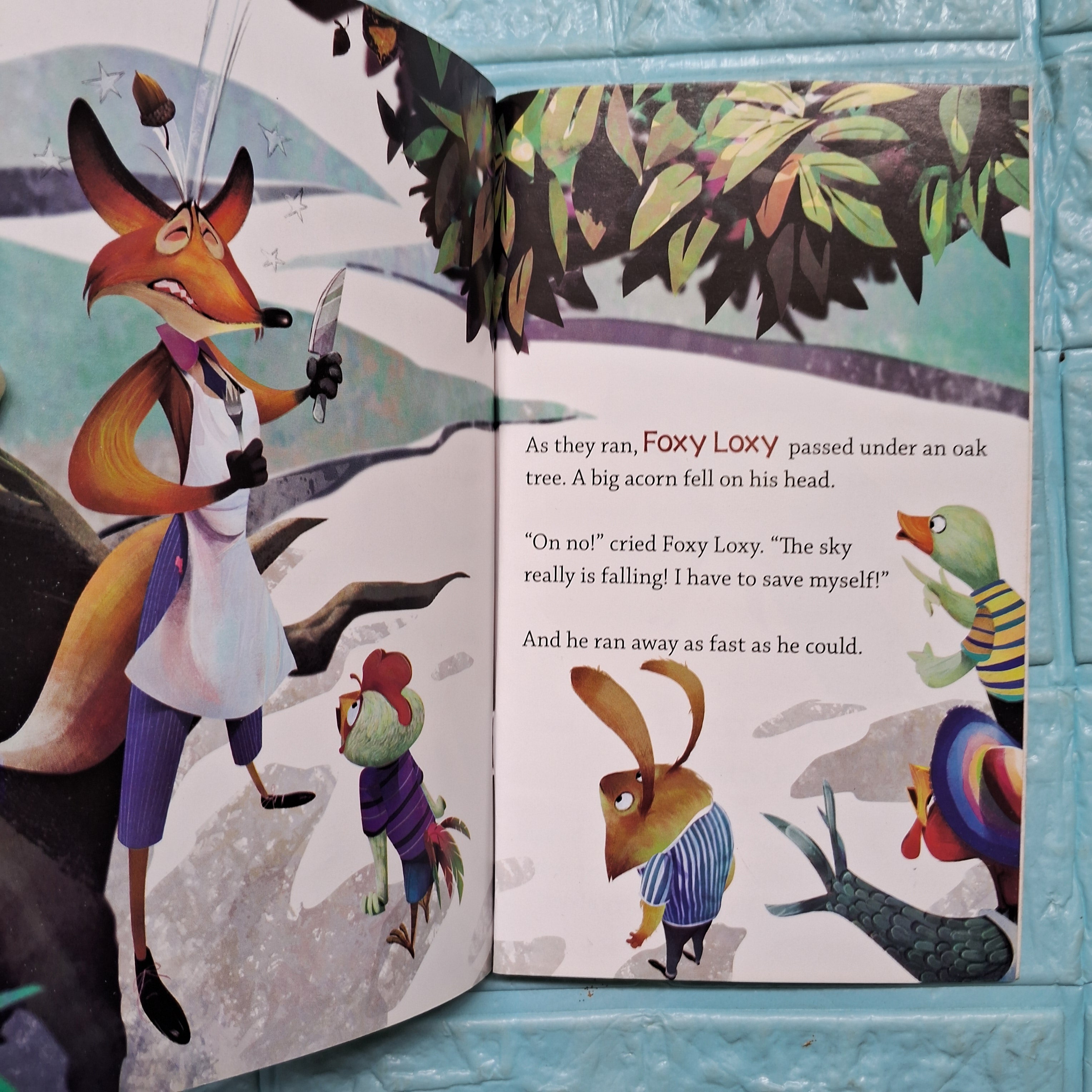 Chicken Licken and Foxy Loxy - Very Good Condition Paperback