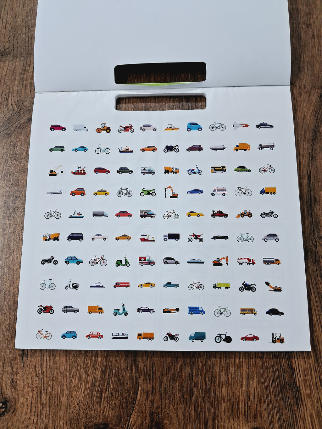 Things that Move Activity Pad (100 Stickers included)