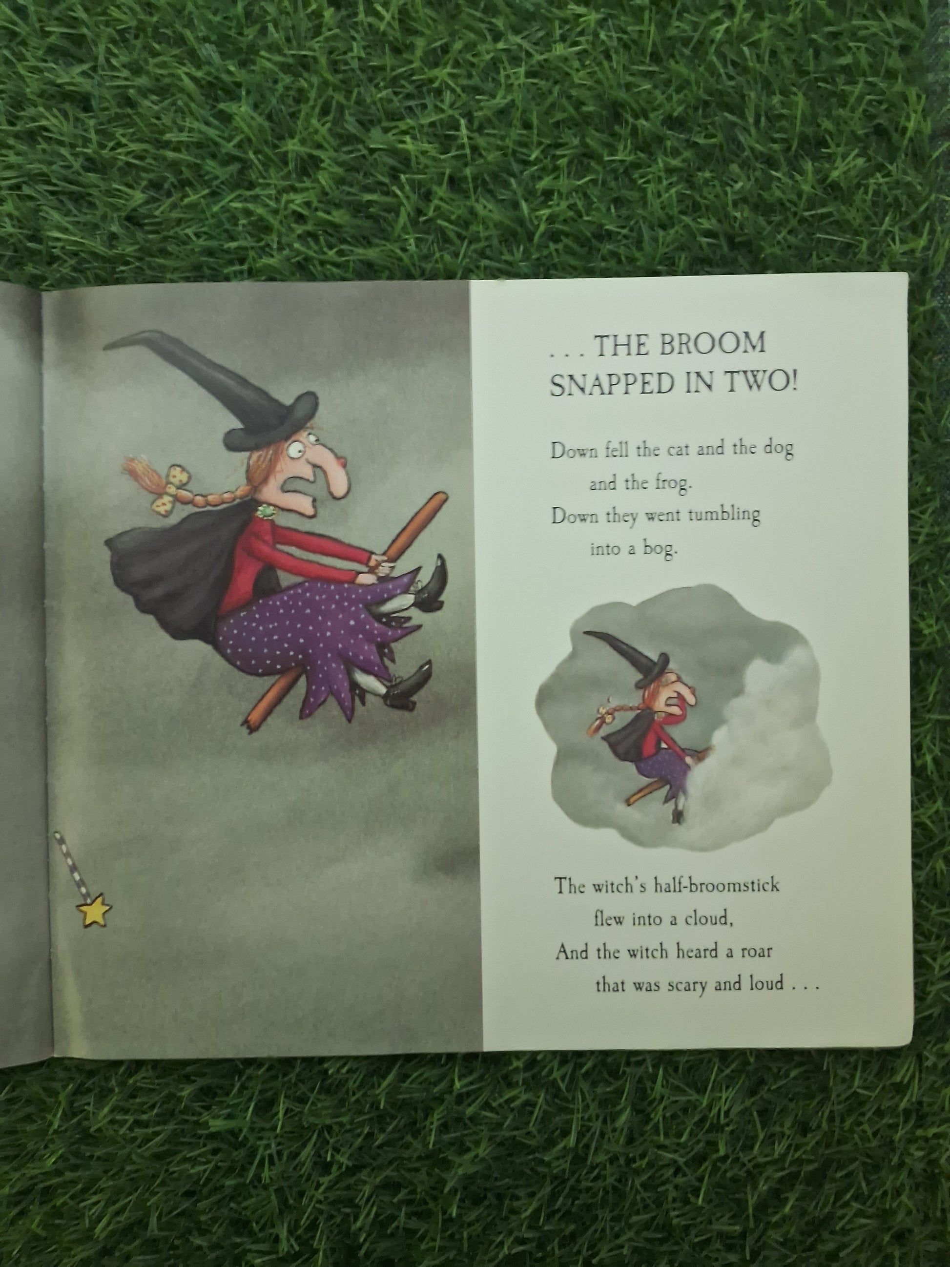 Book of ROOM ON THE BROOM -  Very Good Condition Paperback