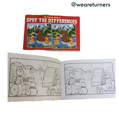Spot the Differences - Each book - We Are Turners