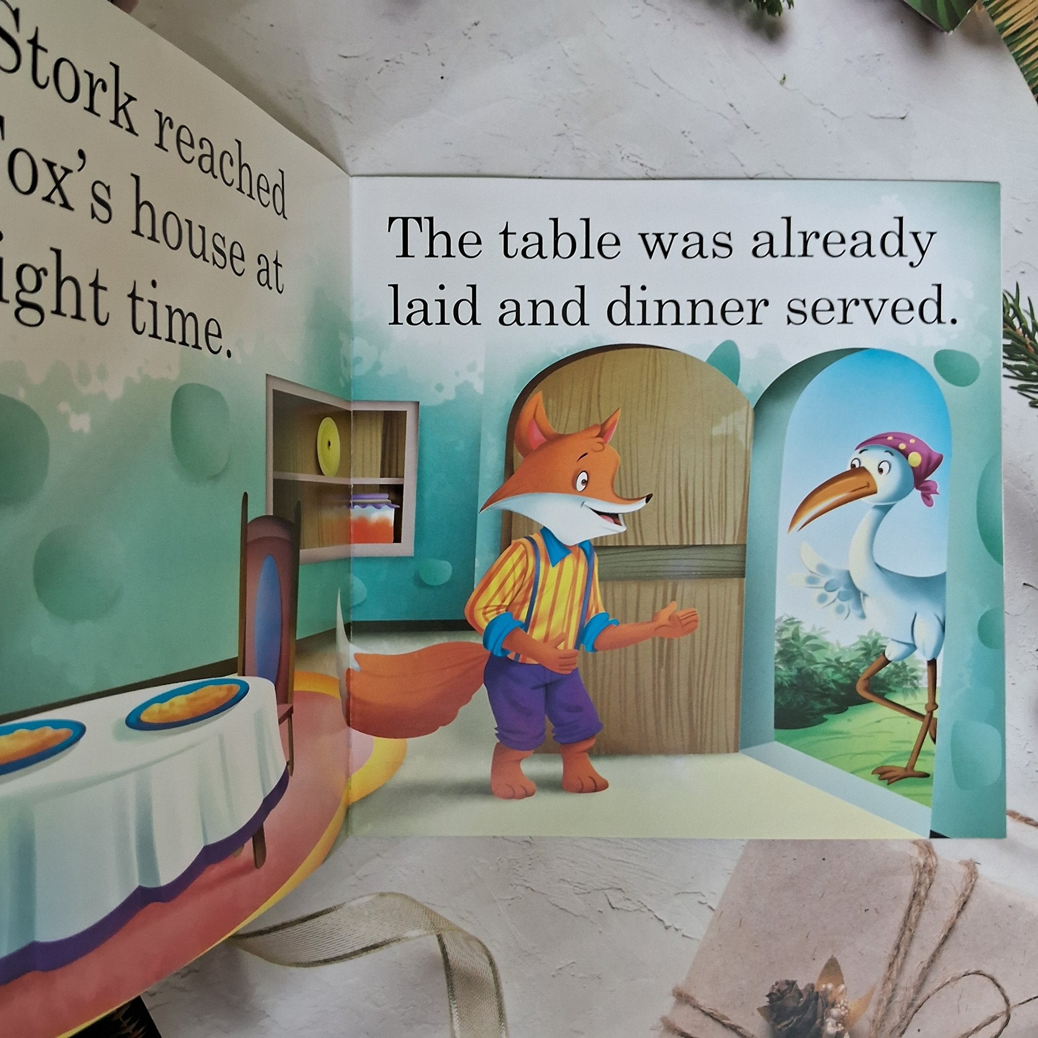 The Fox and the Stork - Large Print - We Are Turners